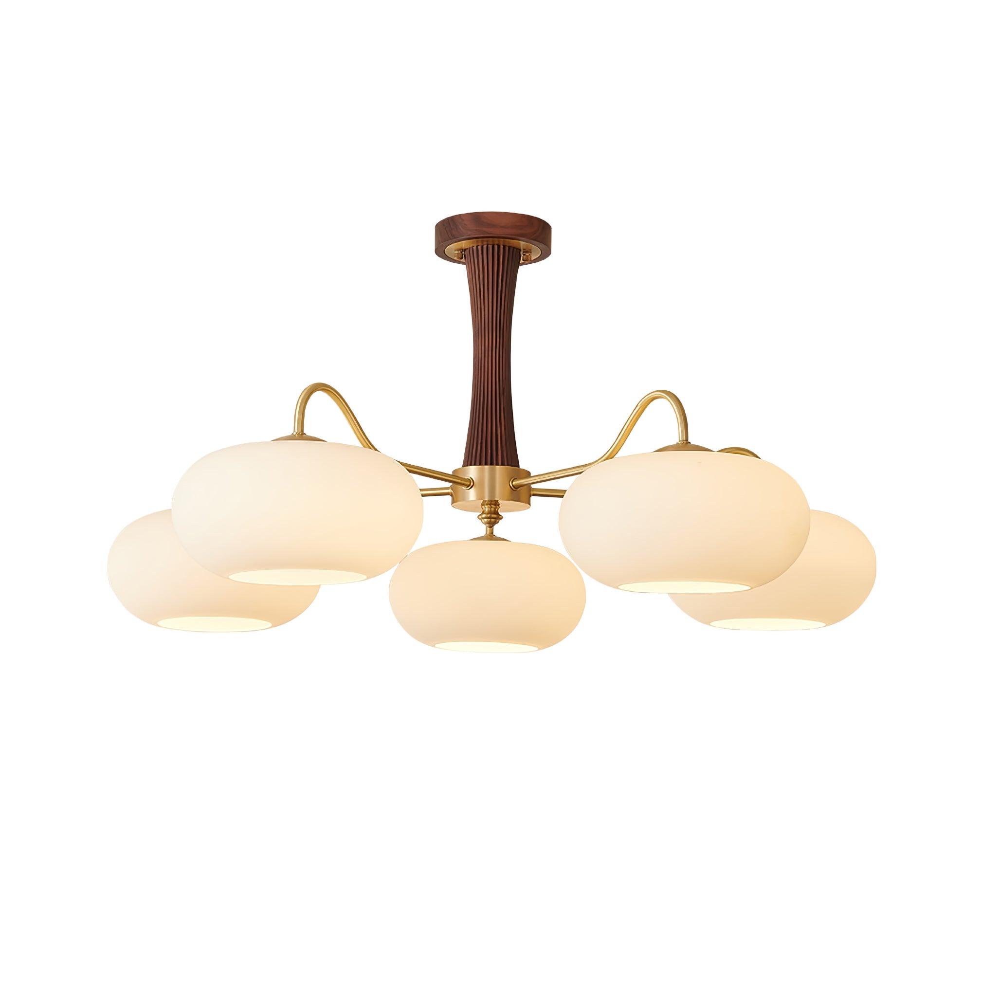 Candelabru din lemn de alamă, curmal
