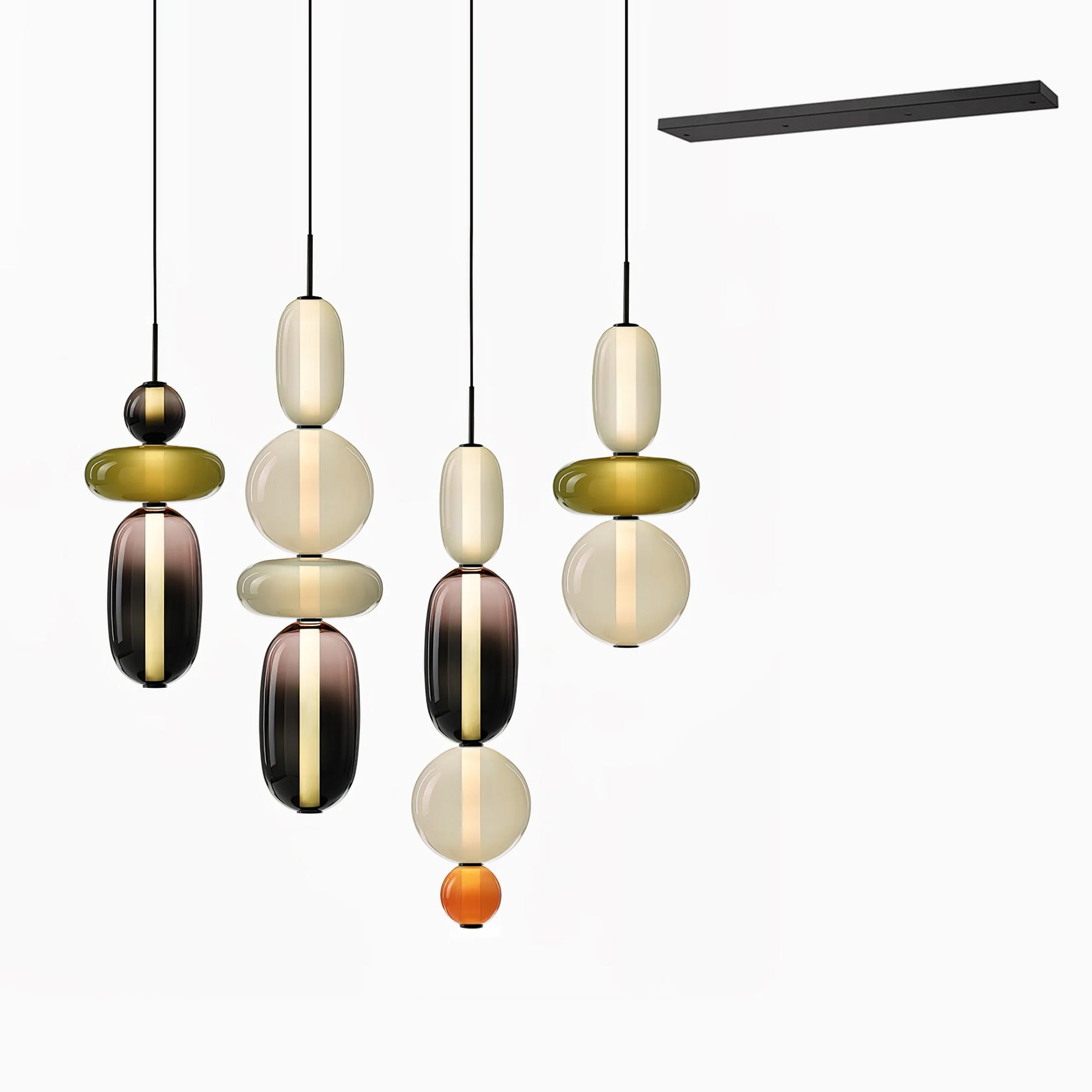 Candied Glass Combo Pendant Light - Vakkerlight