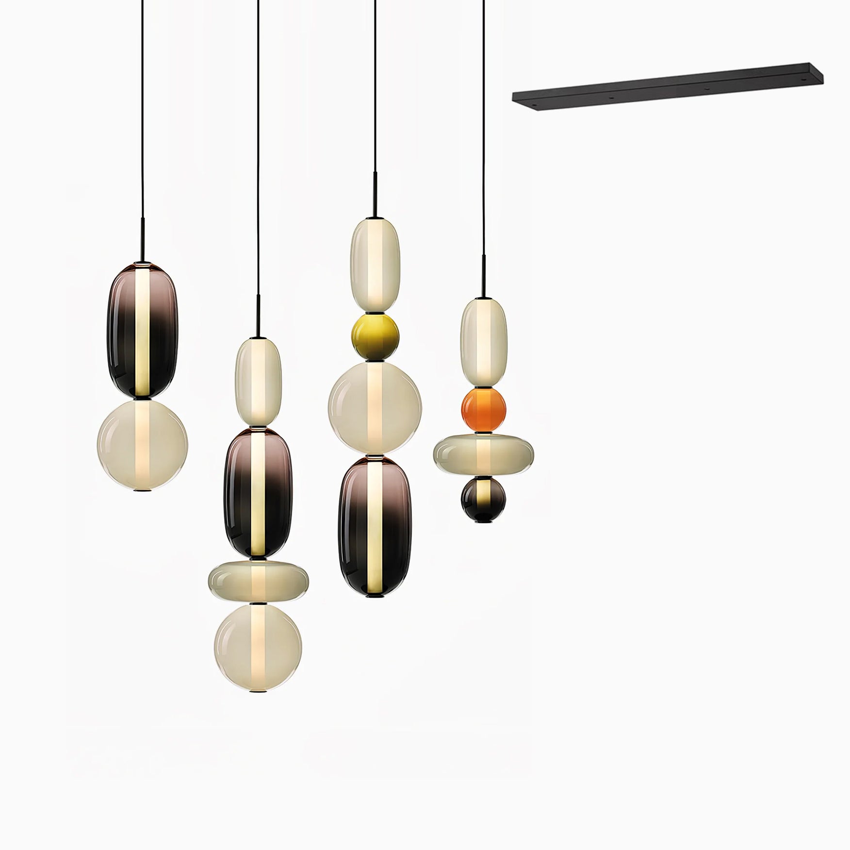 Candied Glass Combo Pendant Light - Vakkerlight