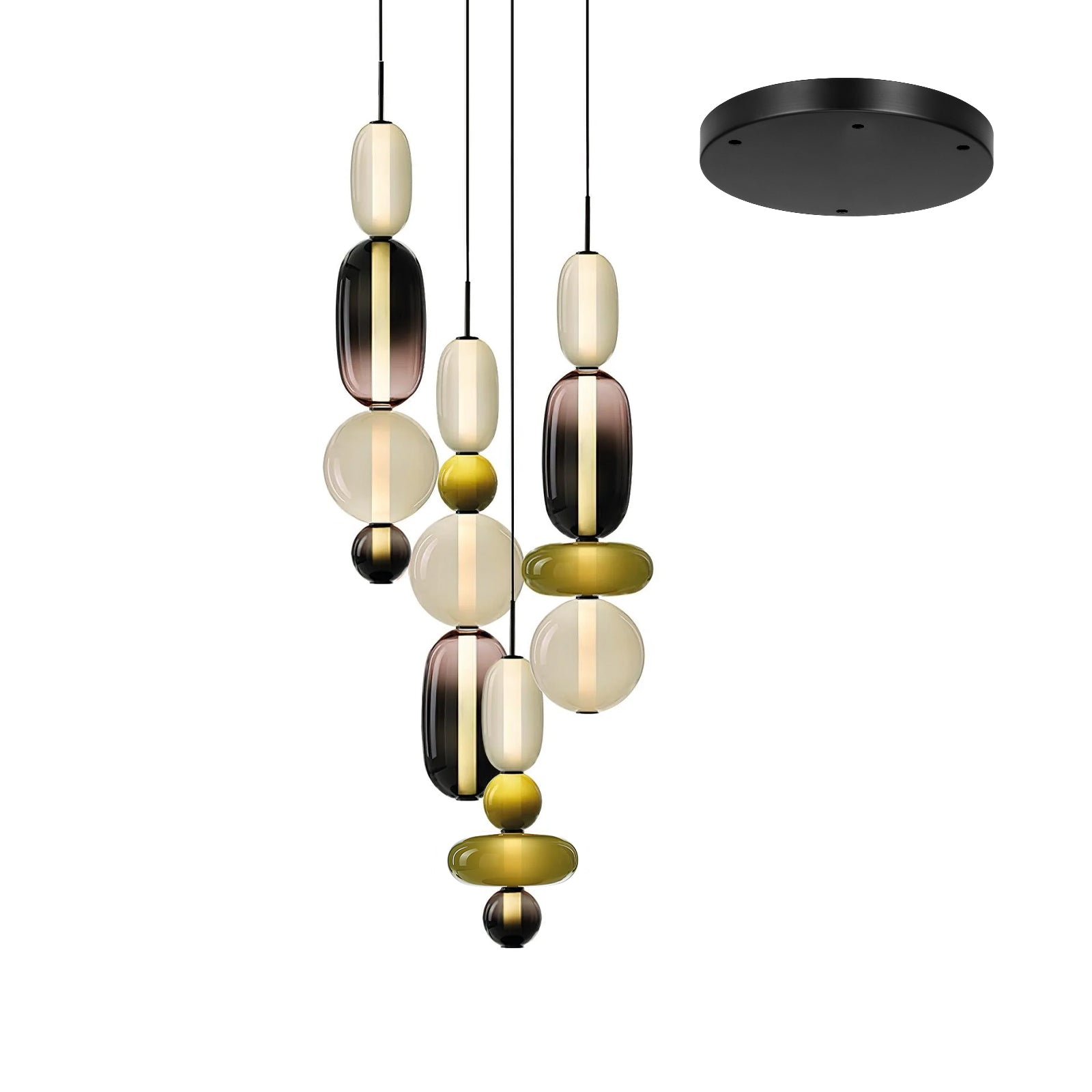 Candied Glass Combo Pendant Light - Vakkerlight