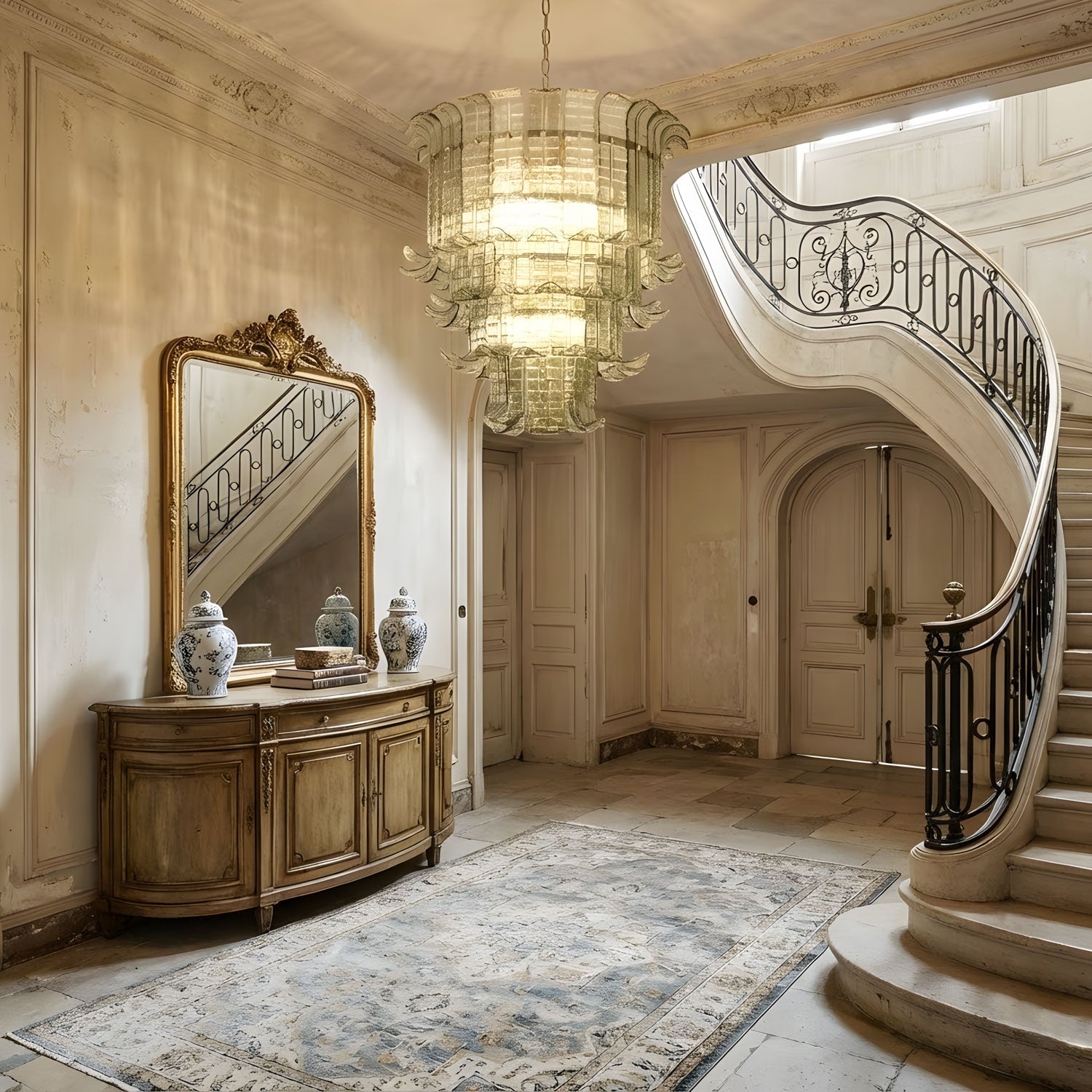 Cascade Murano Chandelier