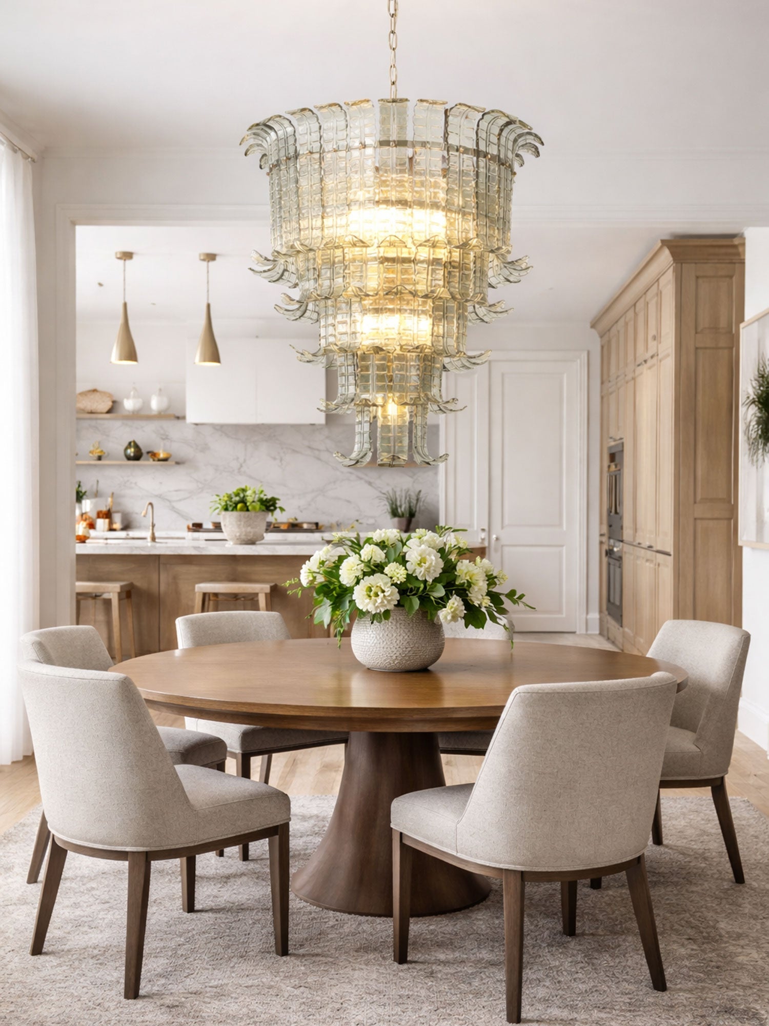 Cascade Murano Chandelier