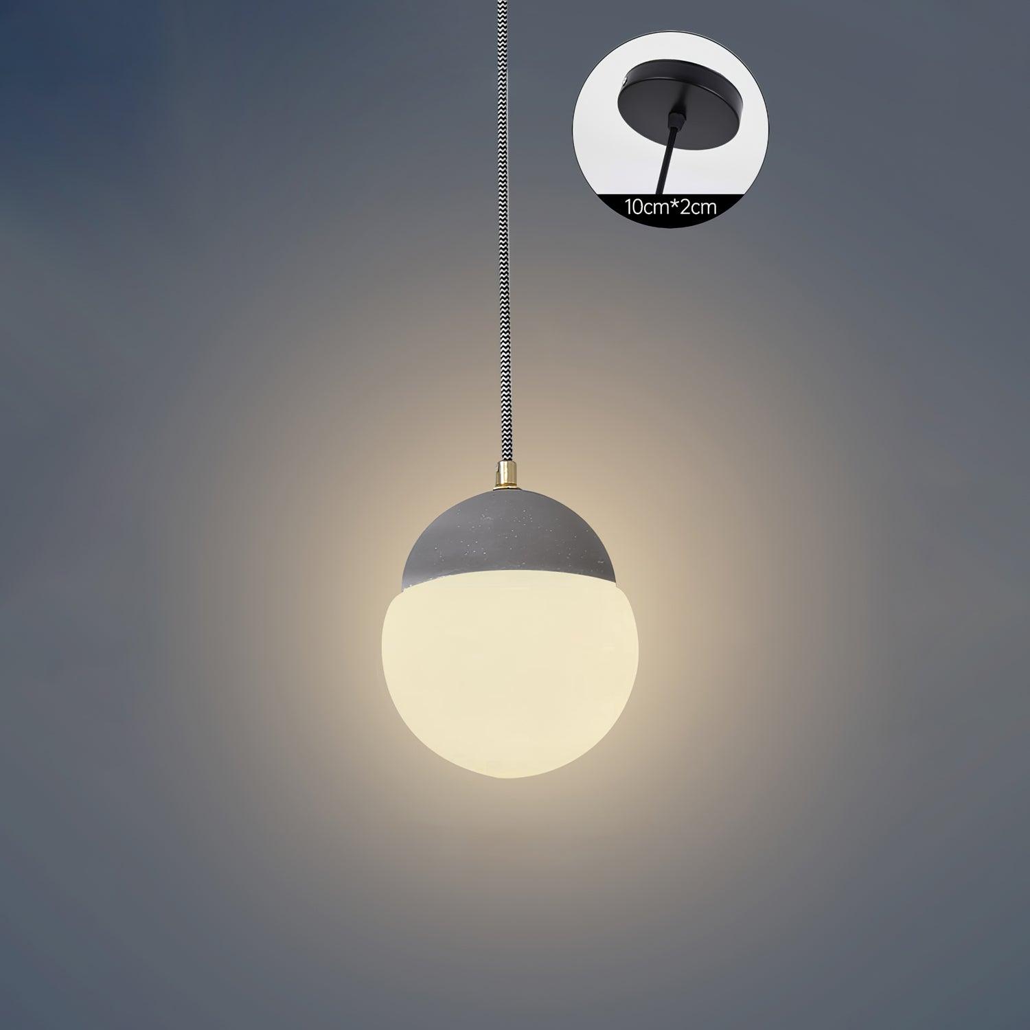 Lampă suspendată Eclipse din ciment
