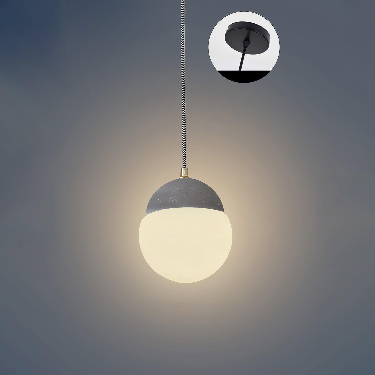 Cement Eclipse Pendant Lamp - Vakkerlight
