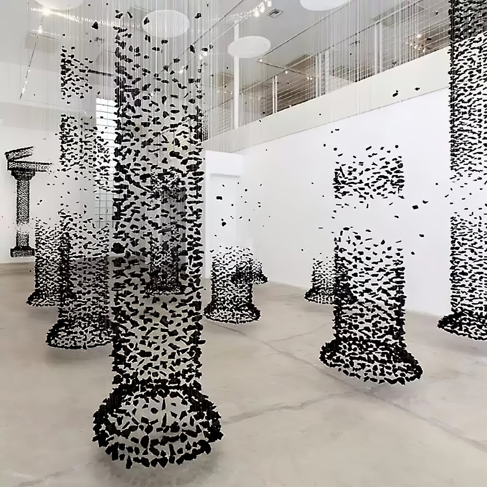 The Charcoal Halo LED Chandelier | Custom Size & Made-to-Order Lighting for Luxury Homes & Commercial Spaces