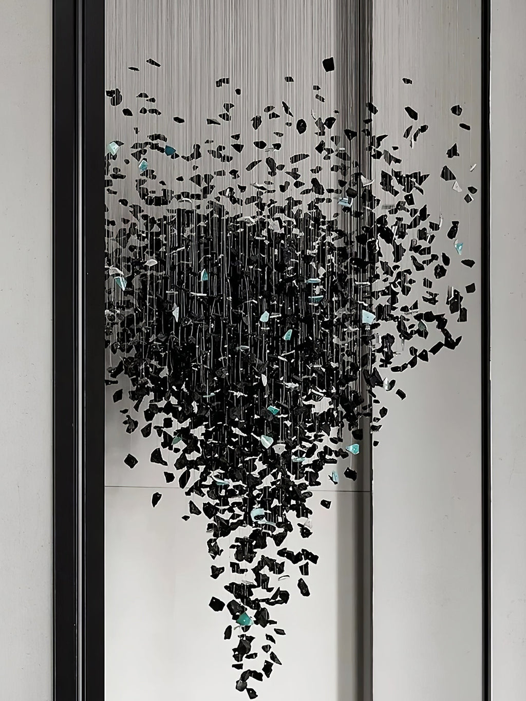 The Charcoal Halo LED Chandelier | Custom Size & Made-to-Order Lighting for Luxury Homes & Commercial Spaces