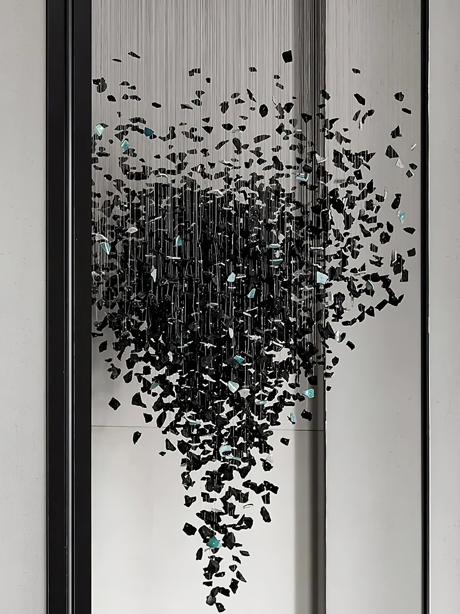 The Charcoal Halo LED Chandelier | Custom Size & Made-to-Order Lighting for Luxury Homes & Commercial Spaces