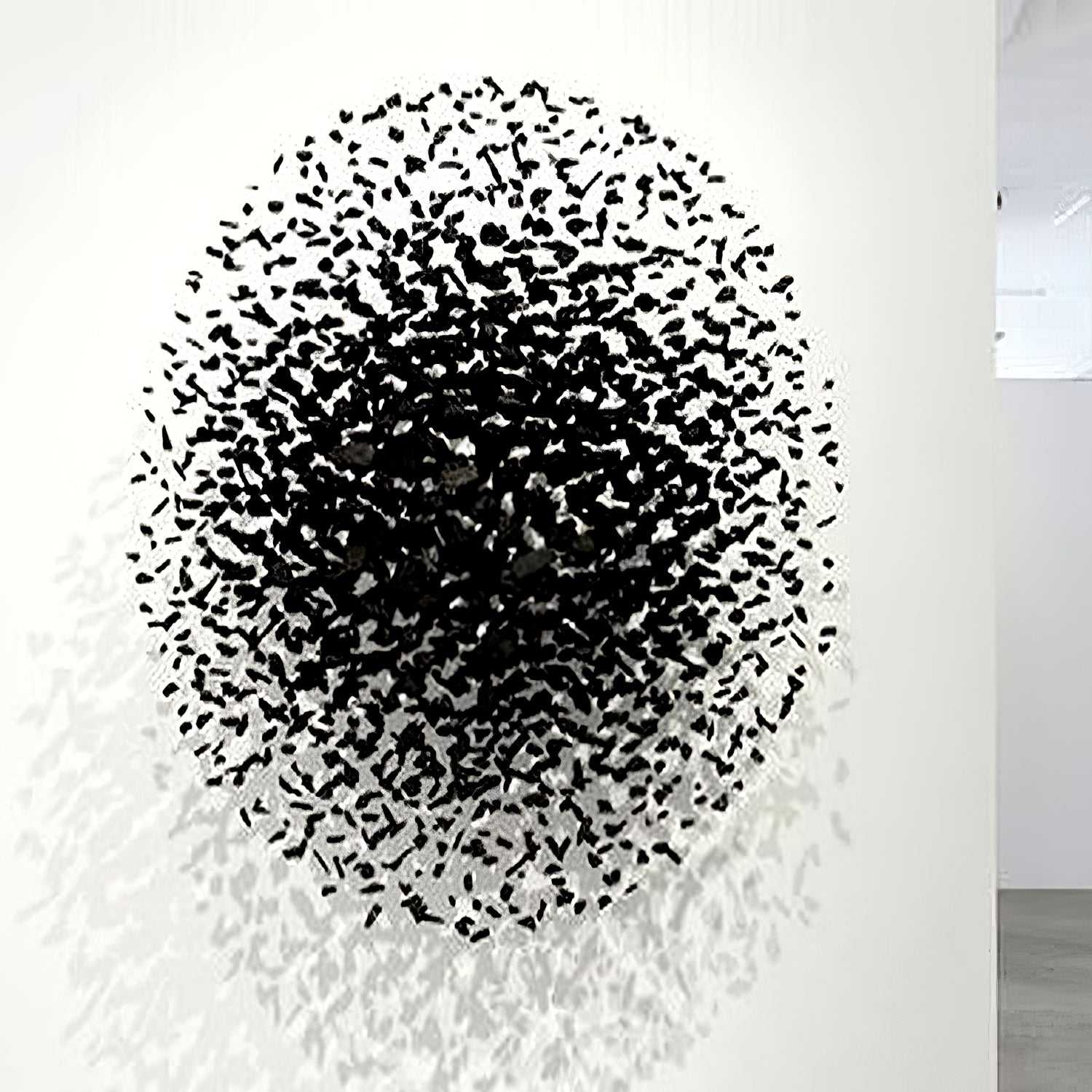 The Charcoal Halo LED Chandelier | Custom Size & Made-to-Order Lighting for Luxury Homes & Commercial Spaces