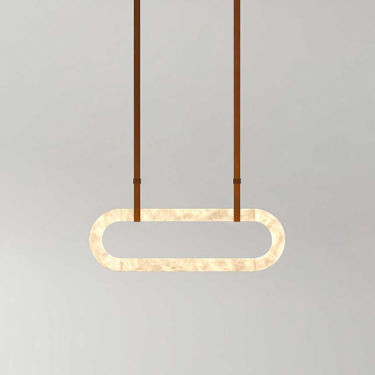 Circle Alabaster Chandelier - Vakkerlight