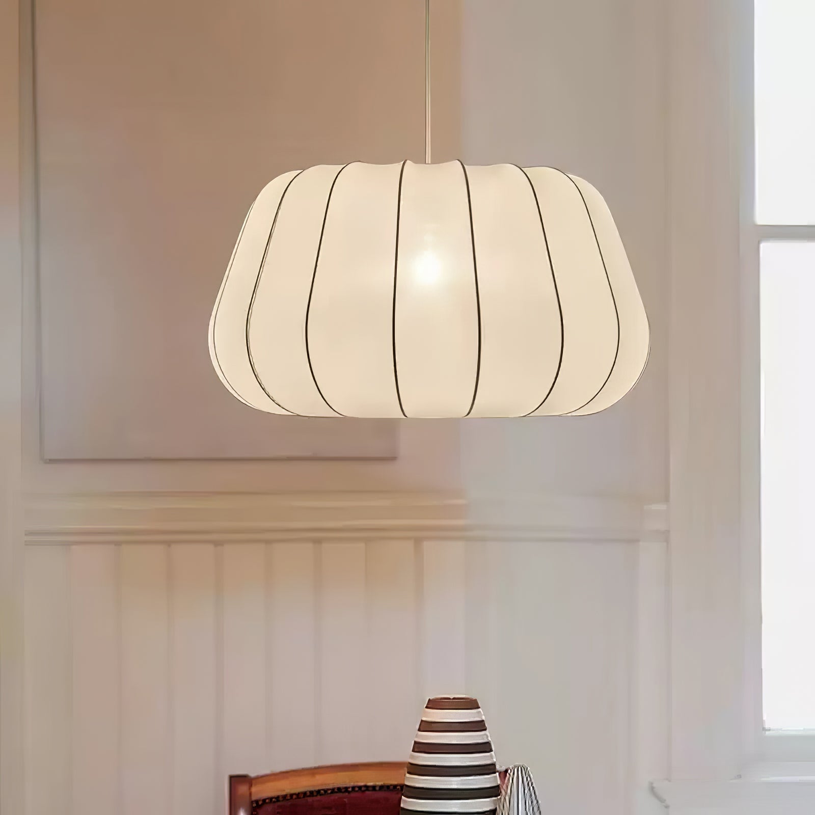 Lampă suspendată din material textil Cloud 