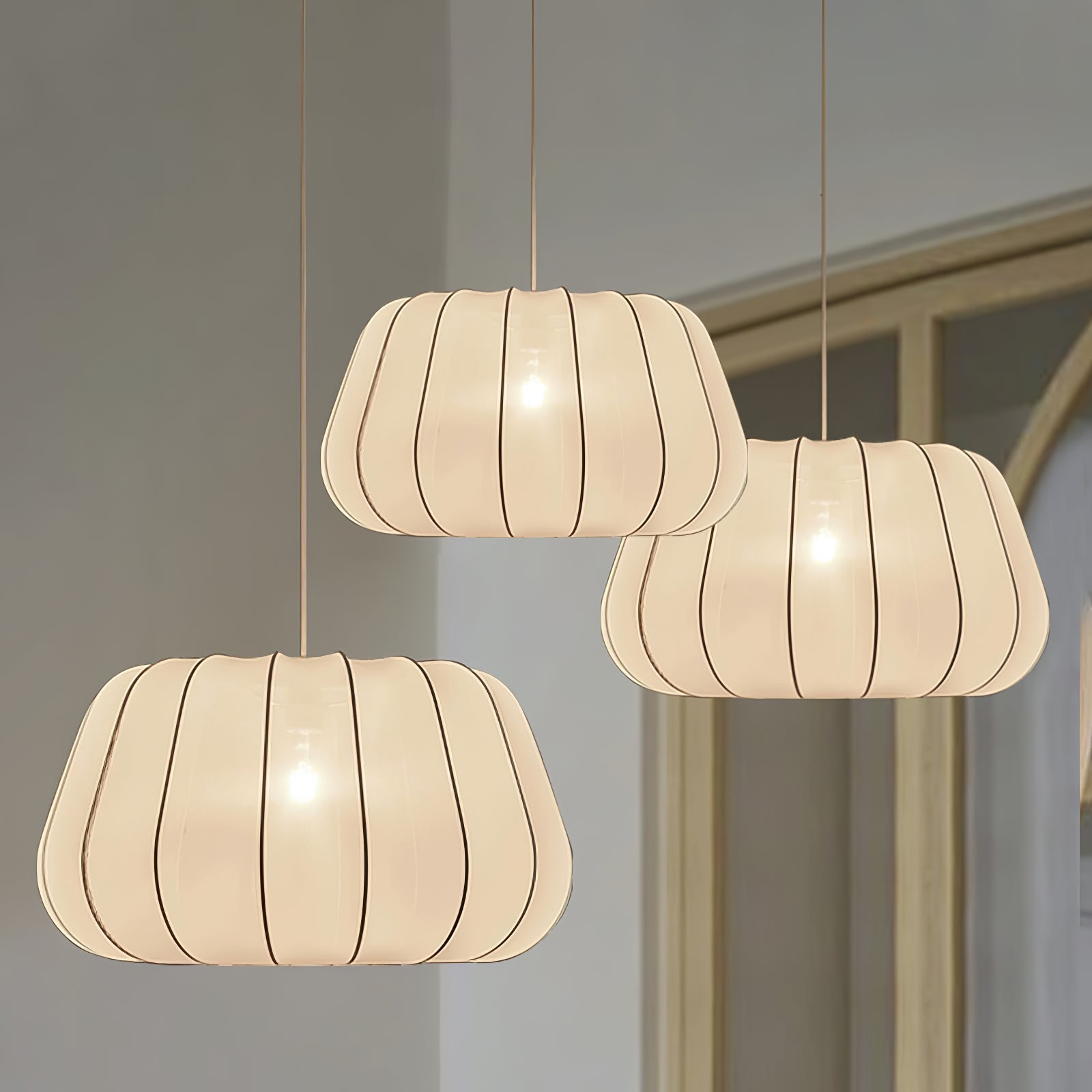 Lampă suspendată din material textil Cloud 