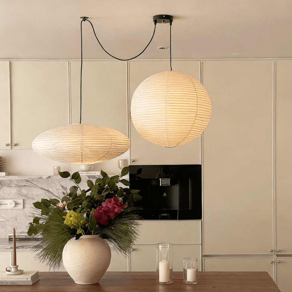 Lampă suspendată cu hârtie Washi Whimsy
