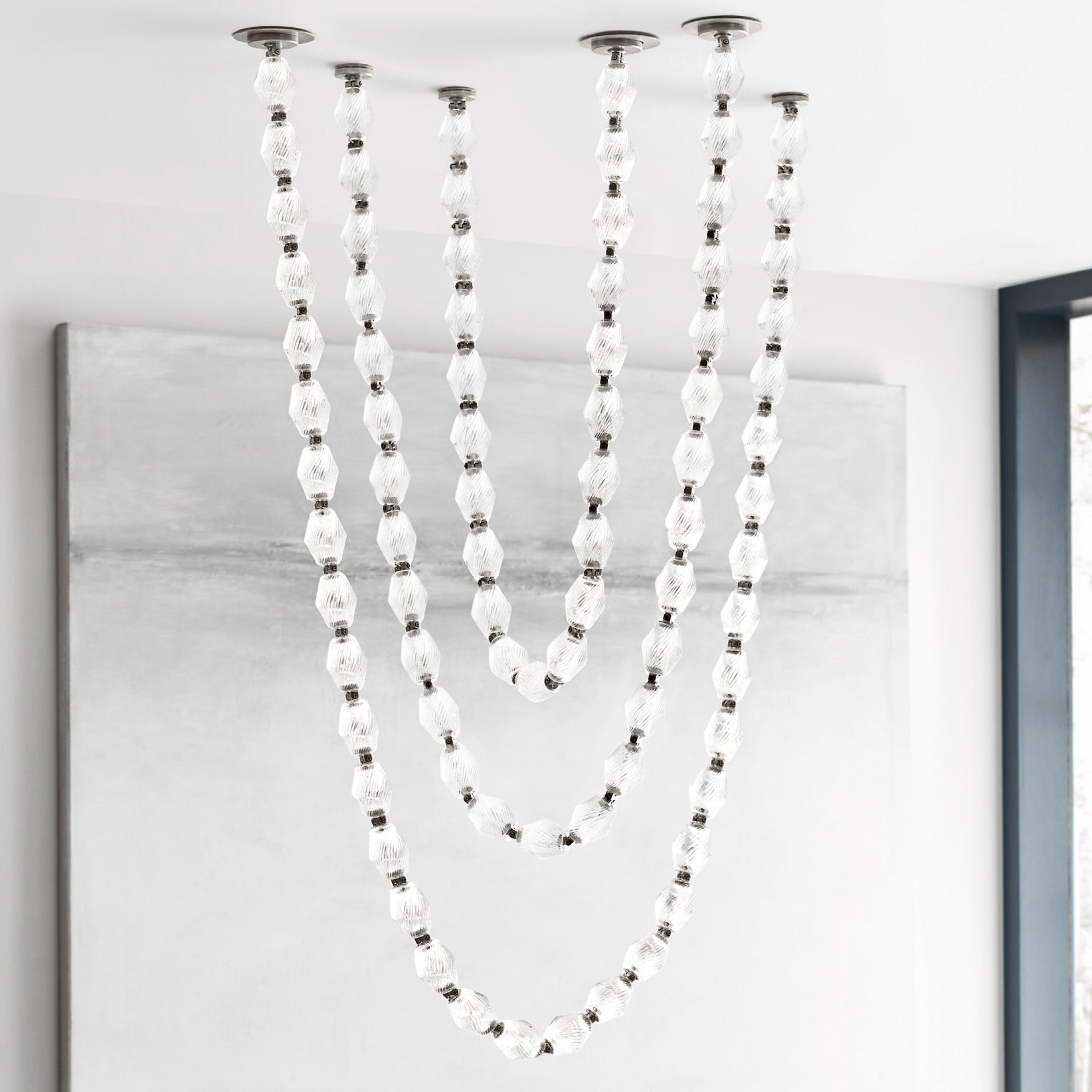 Glass Chain Chandelier - Vakkerlight