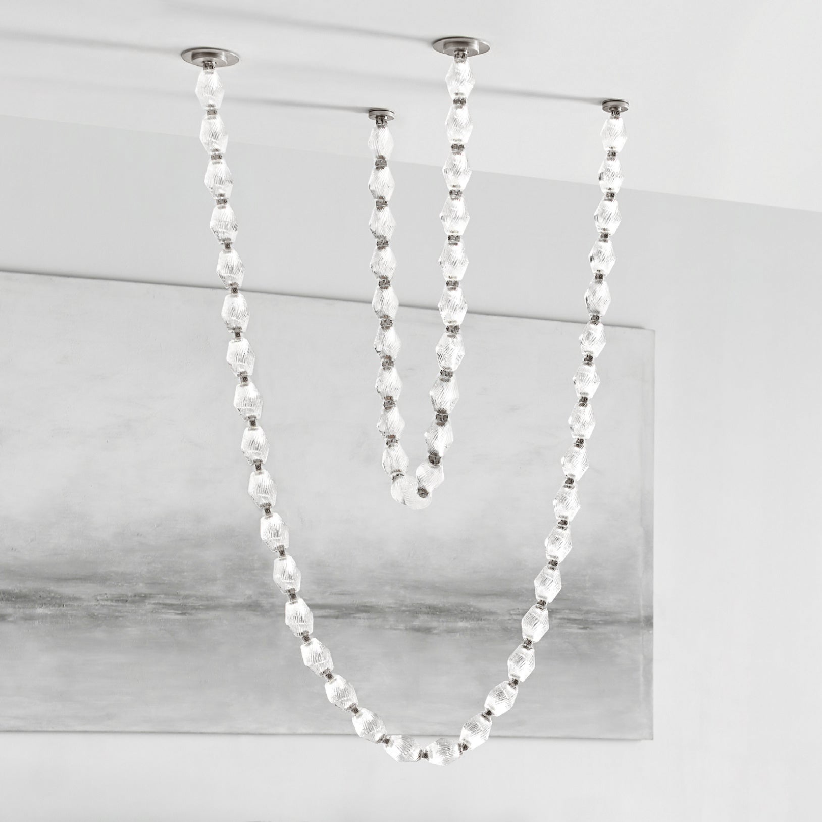 Glass Chain Chandelier - Vakkerlight