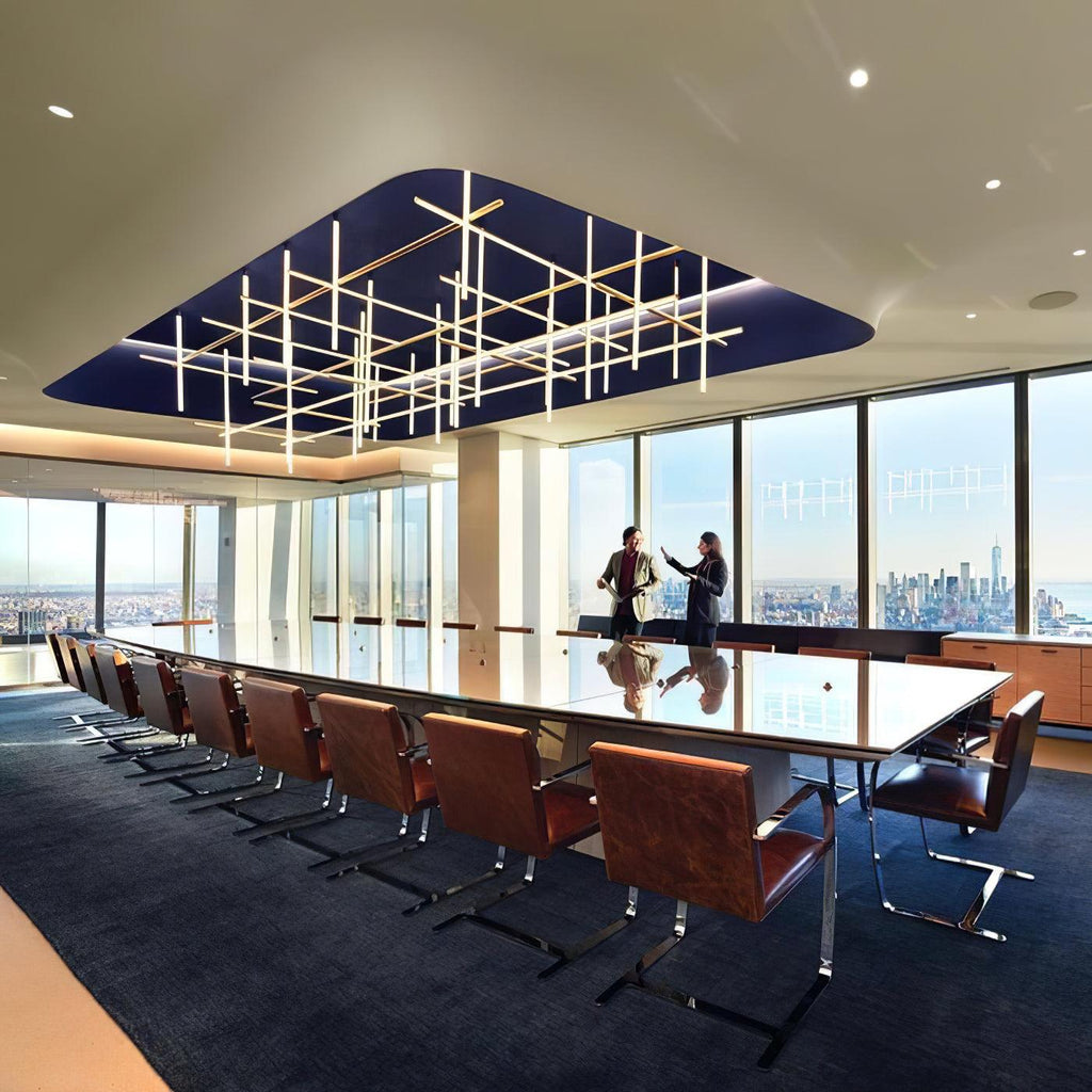 Gridline Linear Chandelier