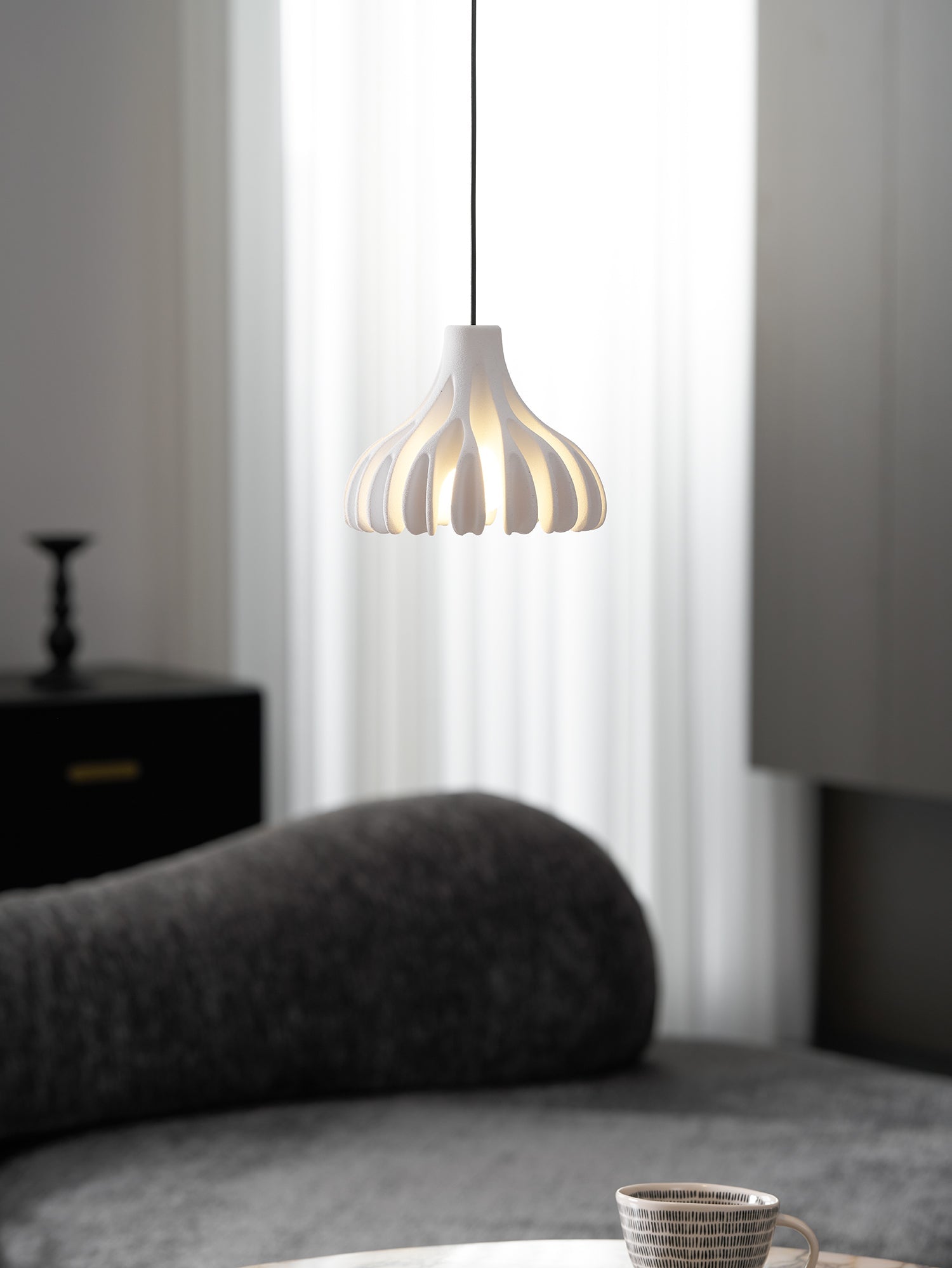 Coral Resin Pendant Lamp