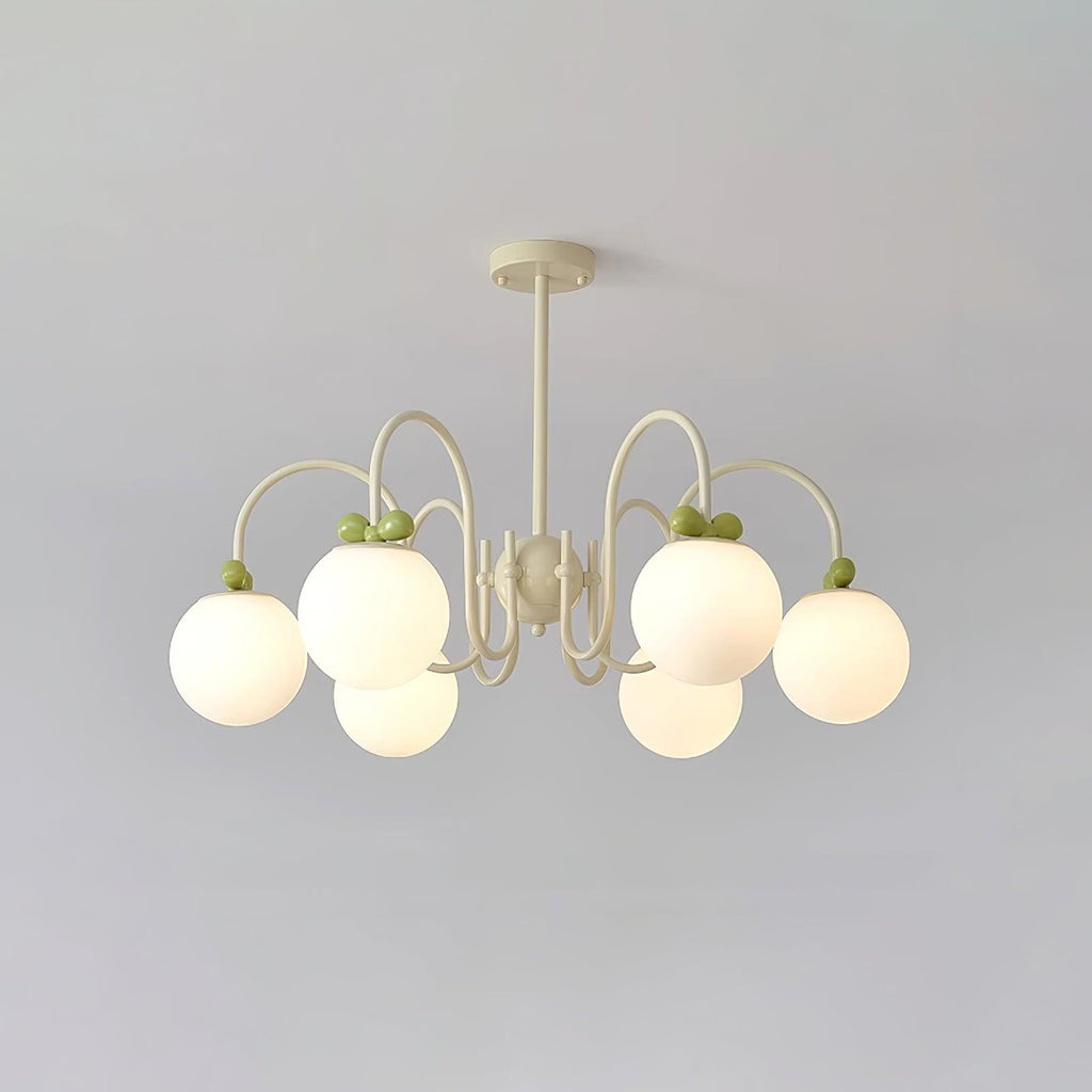 Cream Cherry Chandelier