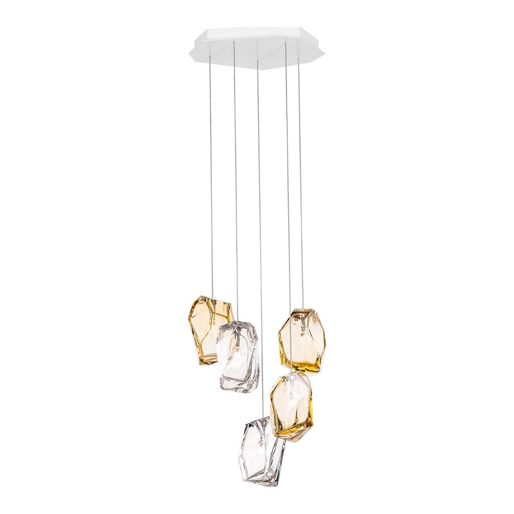 Lampă suspendată Crystal Rock Cluster