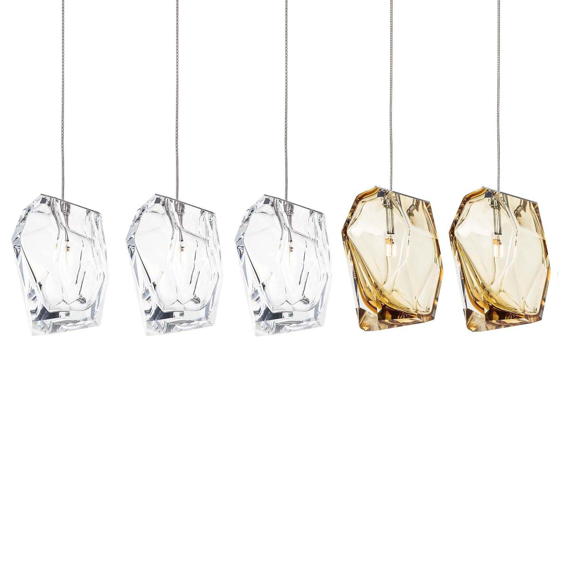 Lampă suspendată Crystal Rock Cluster