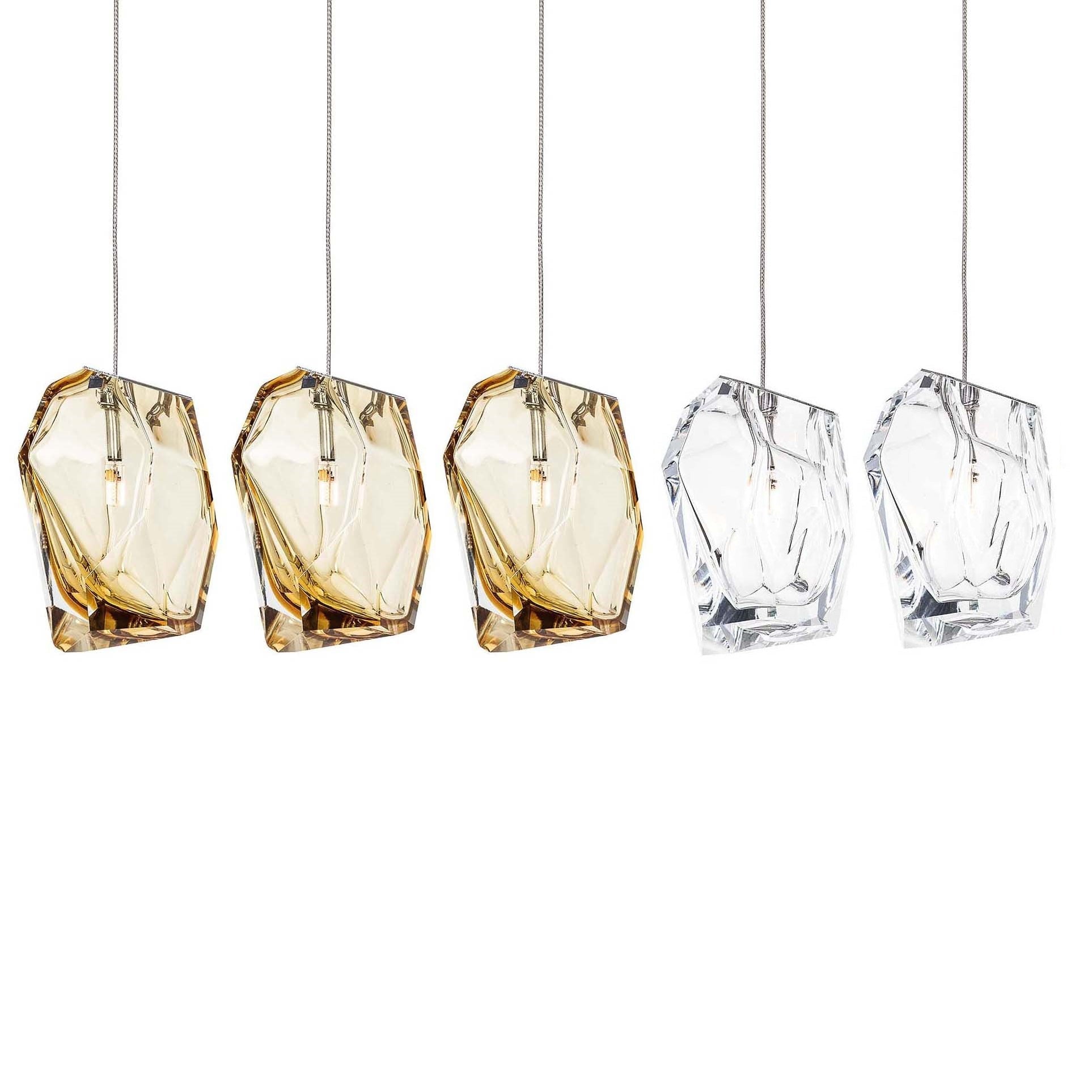 Lampă suspendată Crystal Rock Cluster