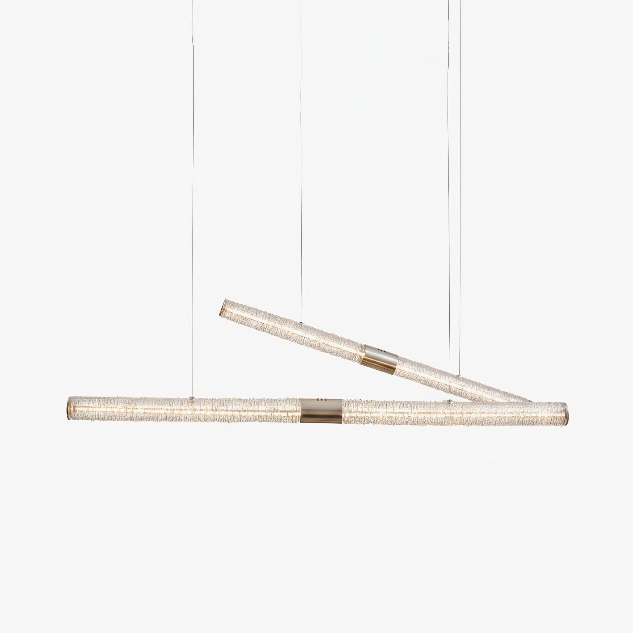Lampă suspendată liniară Crystal Stream