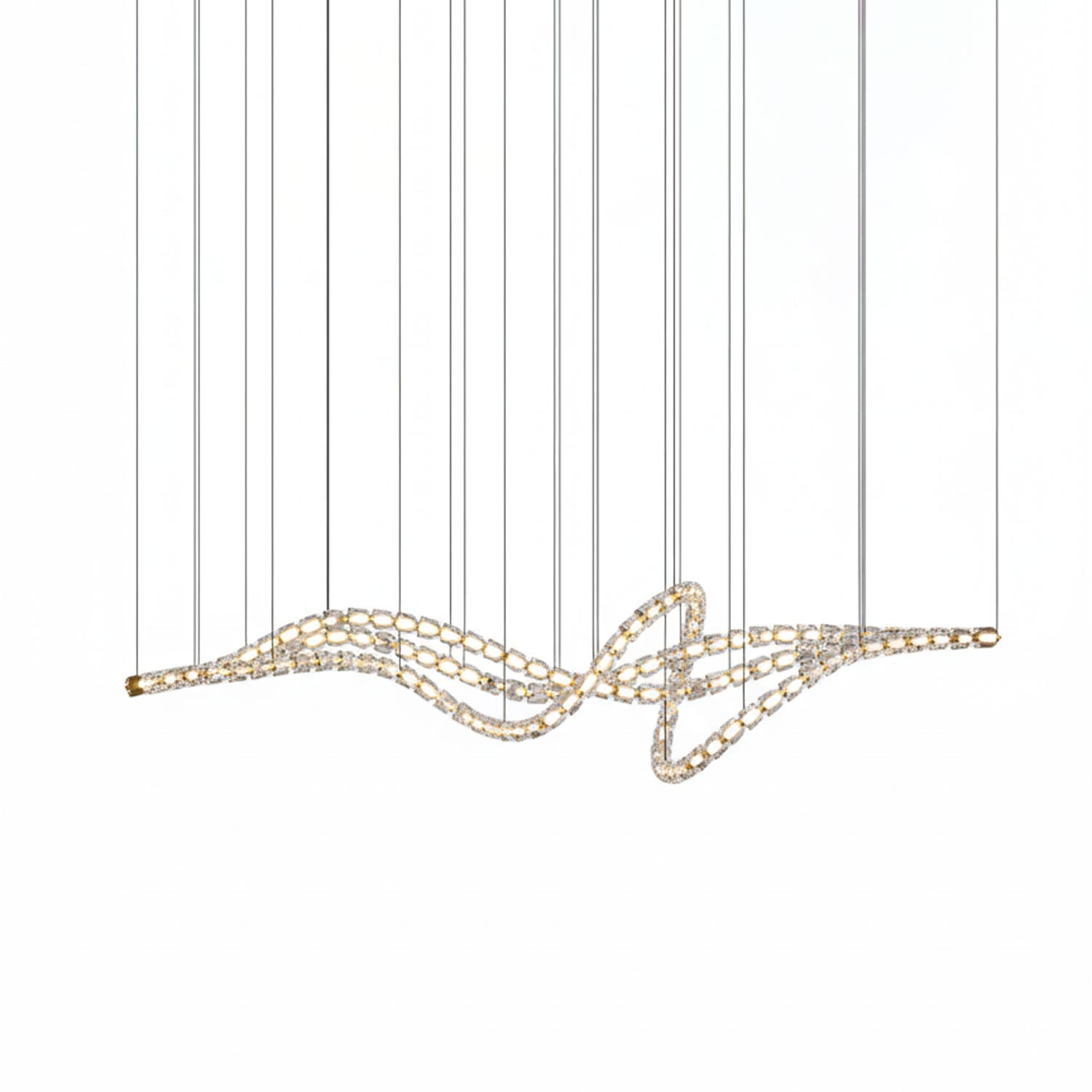 Gabriel Gold Chandelier - Vakkerlight
