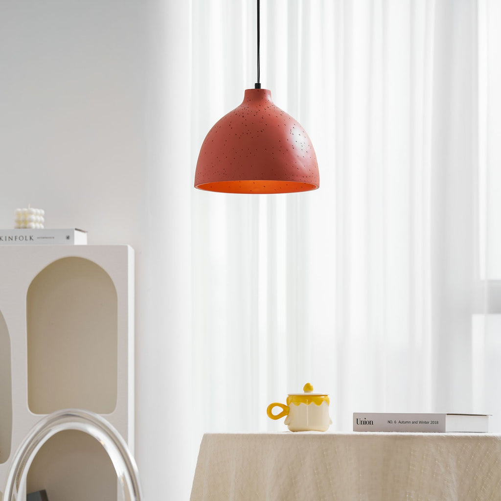 Resin Bowl Pendant Lamp