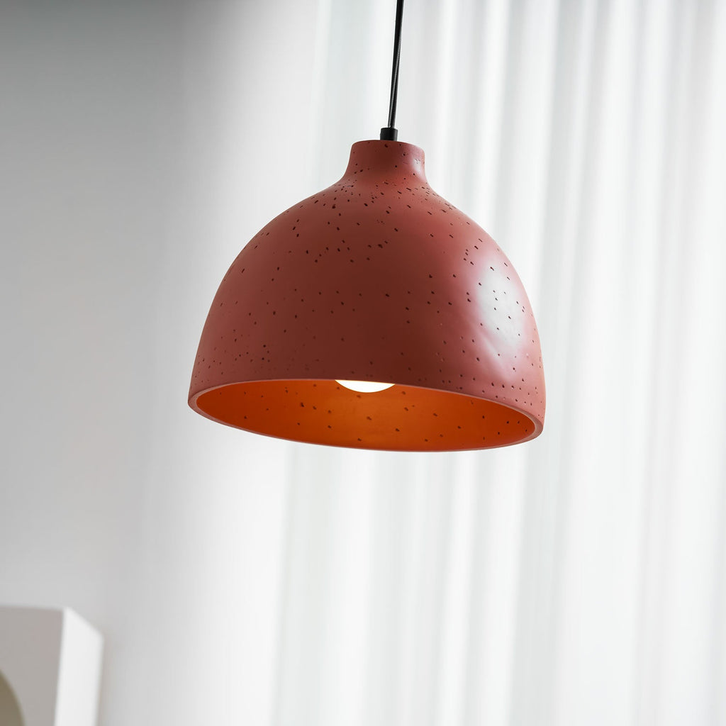 Resin Bowl Pendant Lamp