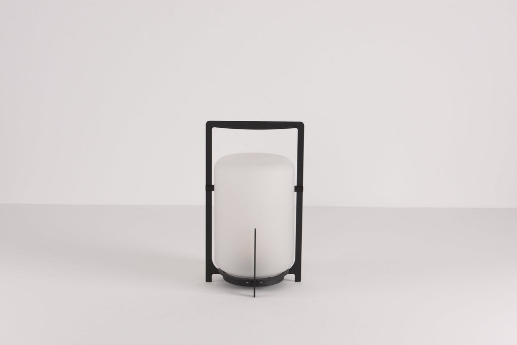 Black Twilight Lantern Table Lamp