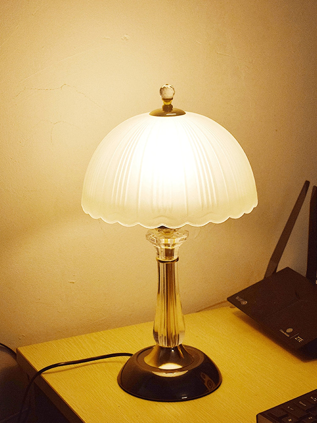Domed Glass Table Light