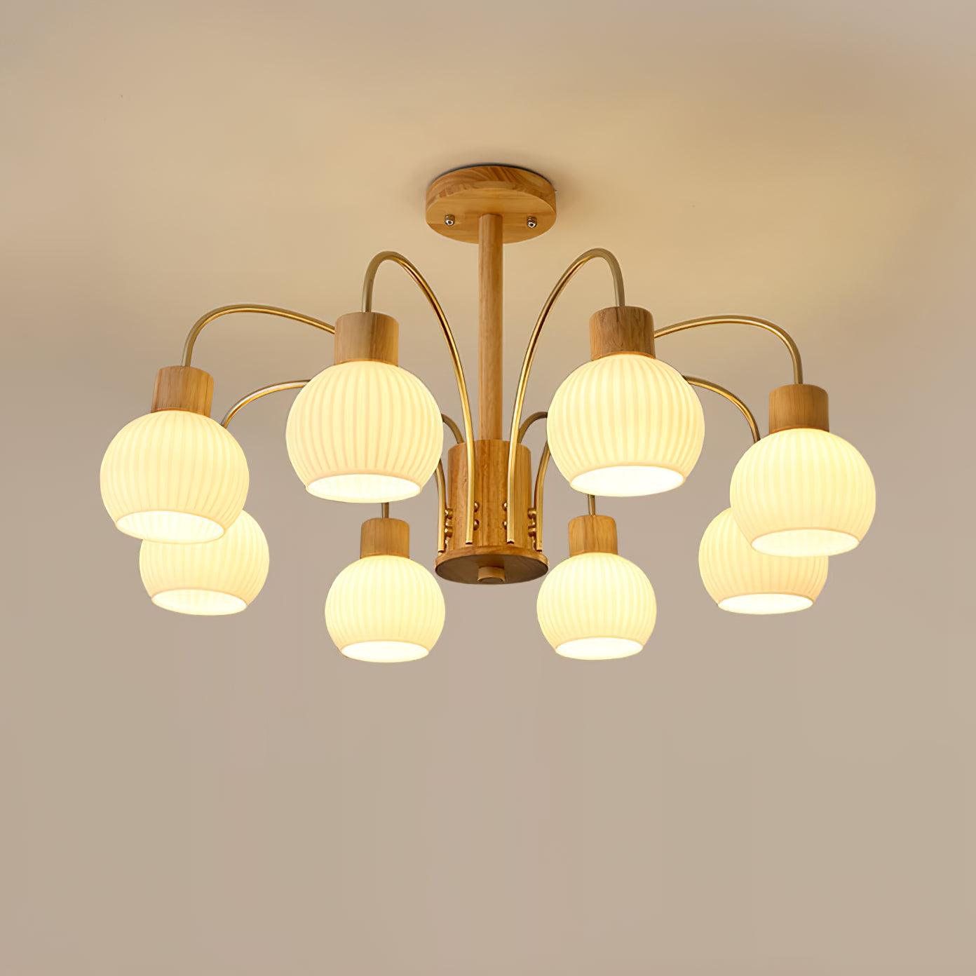 Donnelly Wooden Chandelier - Vakkerlight