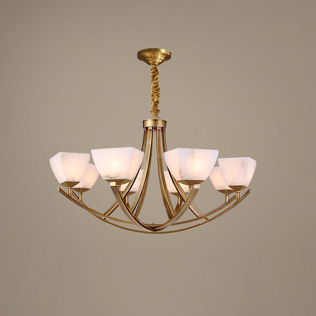 Dover Brass Chandelier - Vakkerlight