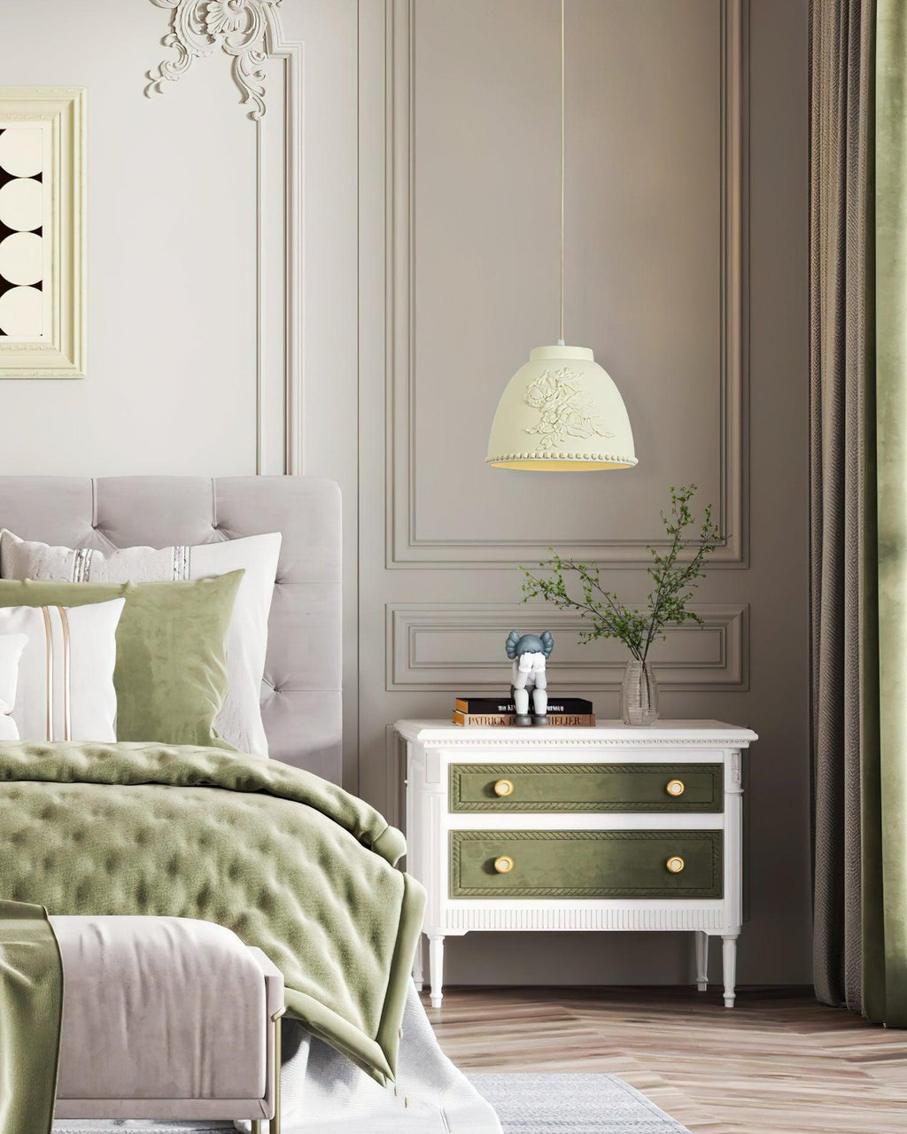Embossed Flora Pendant Lamp