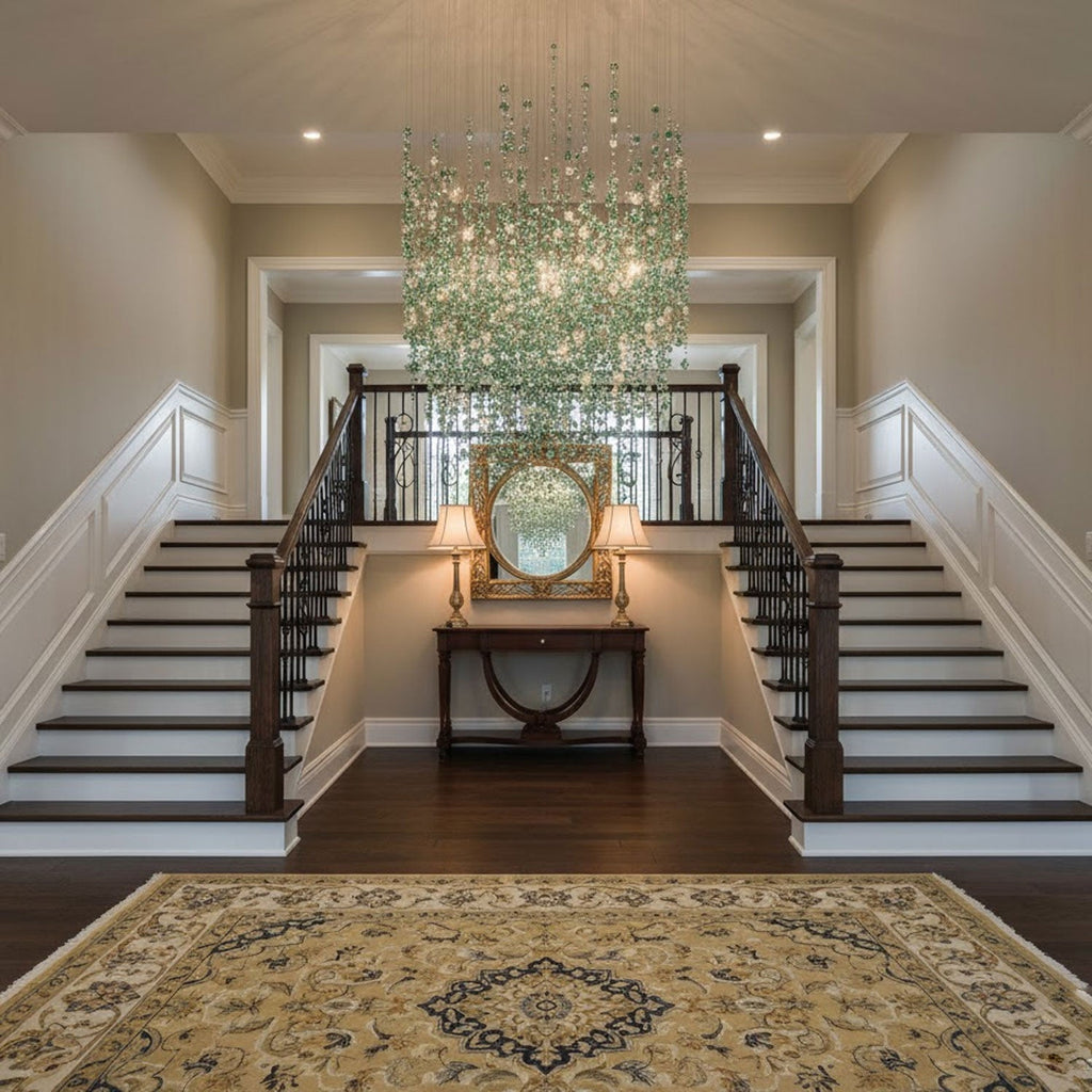 Emerald Rainfall Crystal Customize Chandelier