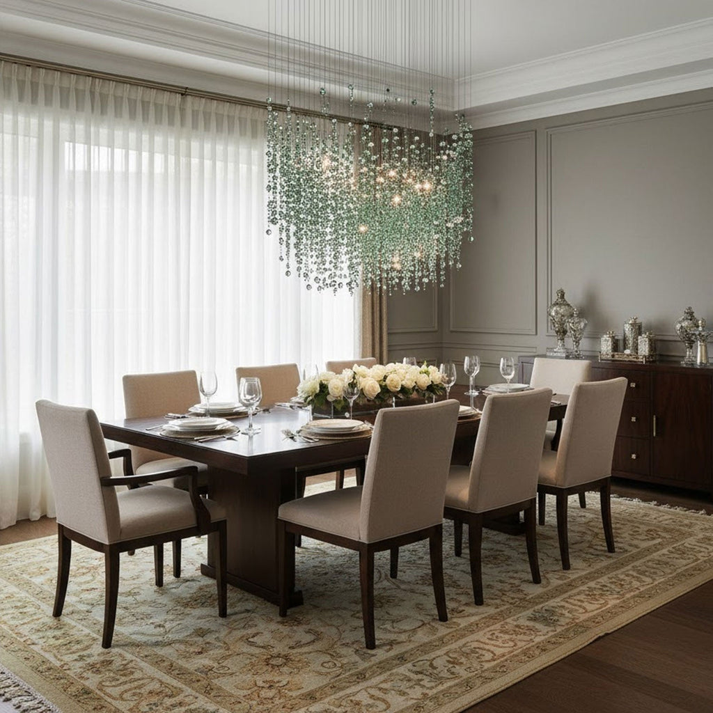 Emerald Rainfall Crystal Customize Chandelier
