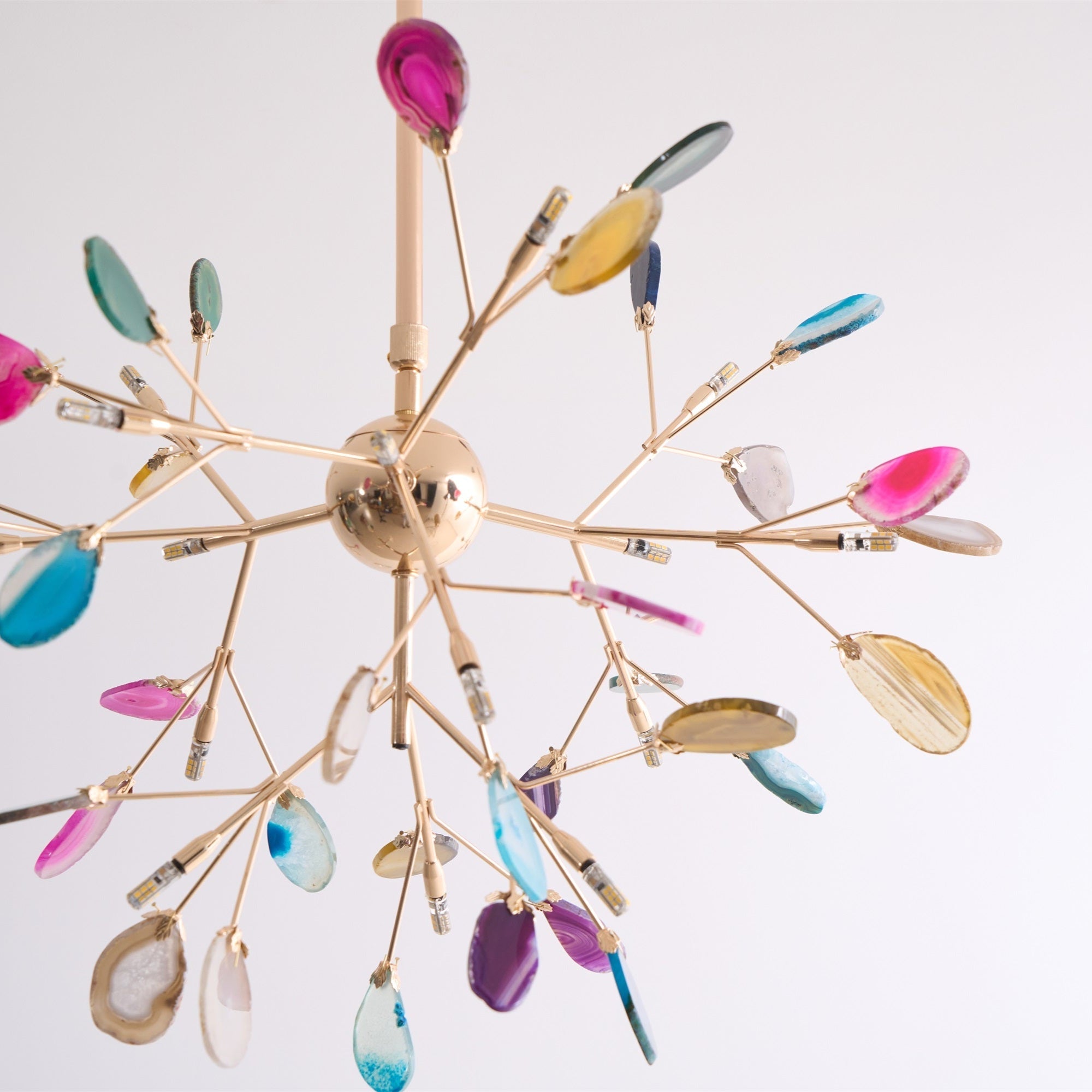 Agate Flake Chandelier