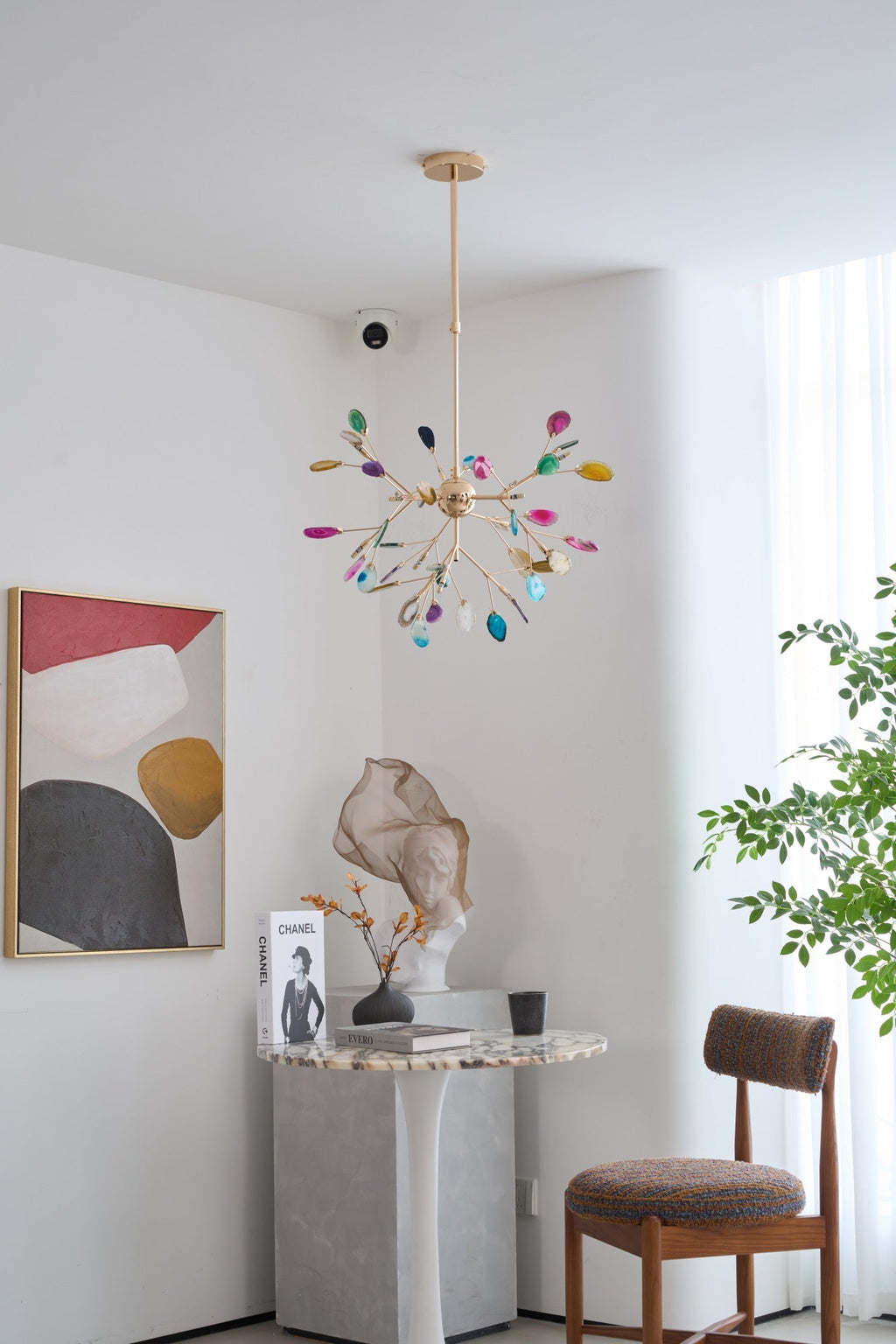 Agate Flake Chandelier