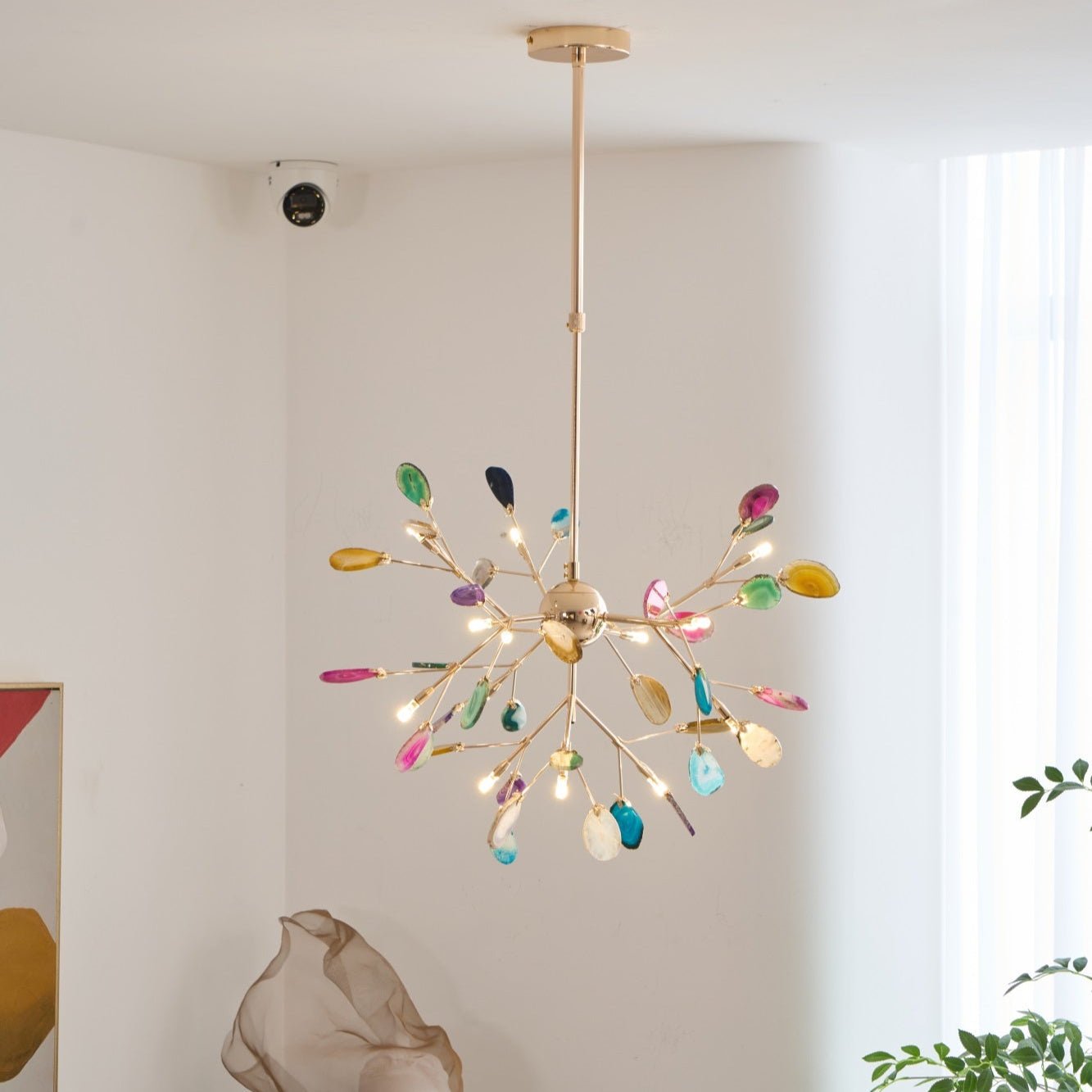 Agate Flake Chandelier