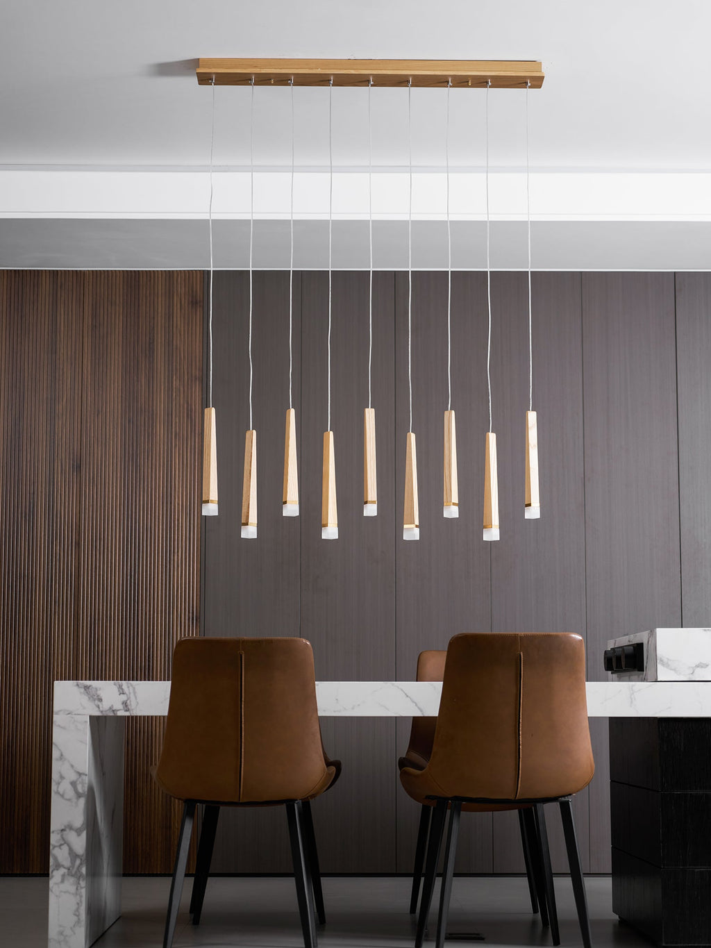 Firewood Stick Chandelier