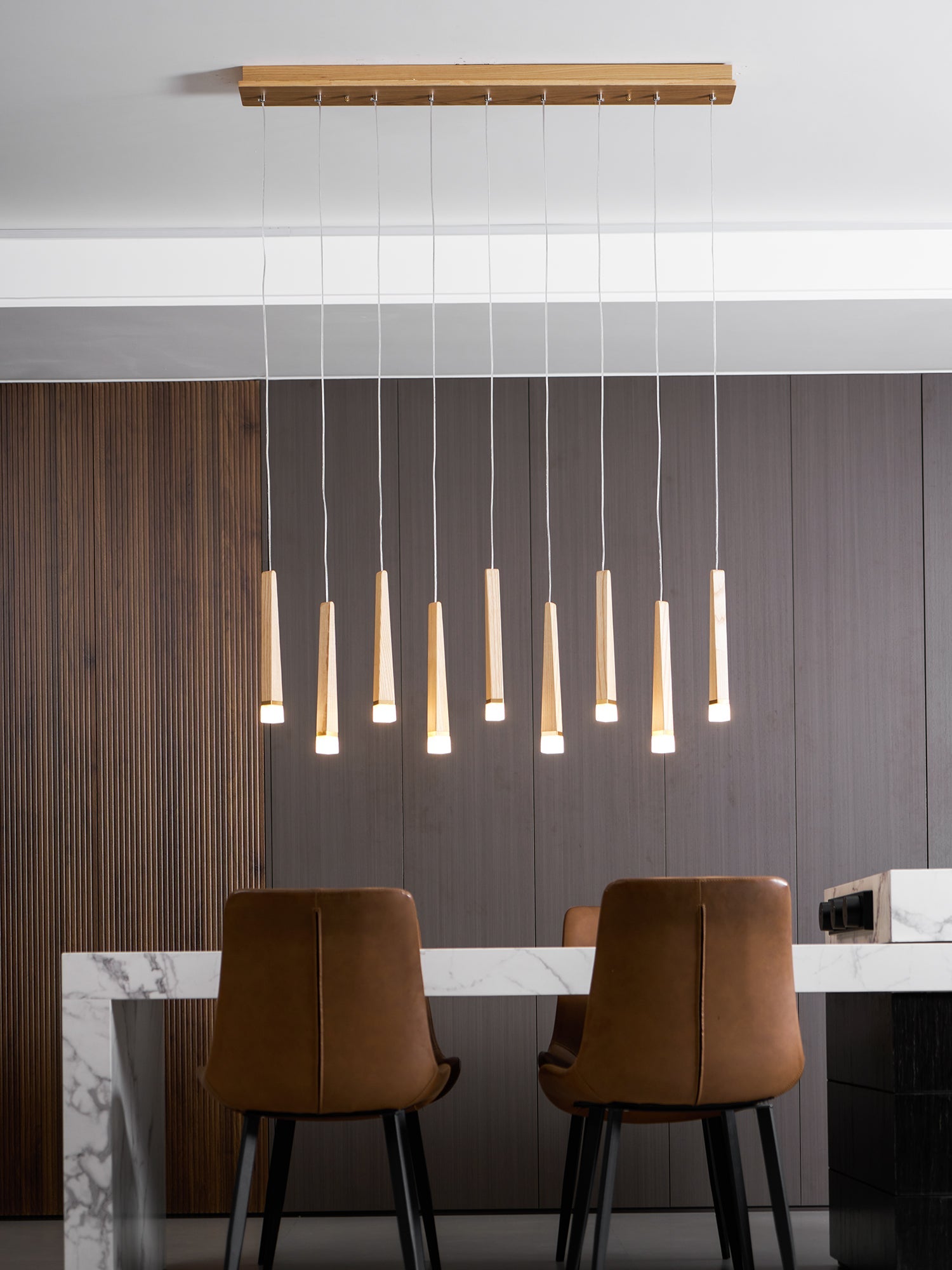 Firewood Stick Chandelier
