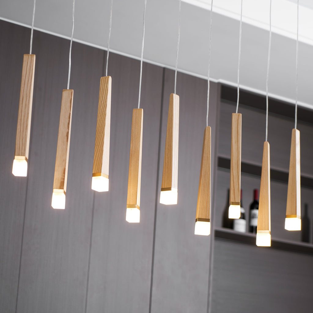 Firewood Stick Chandelier