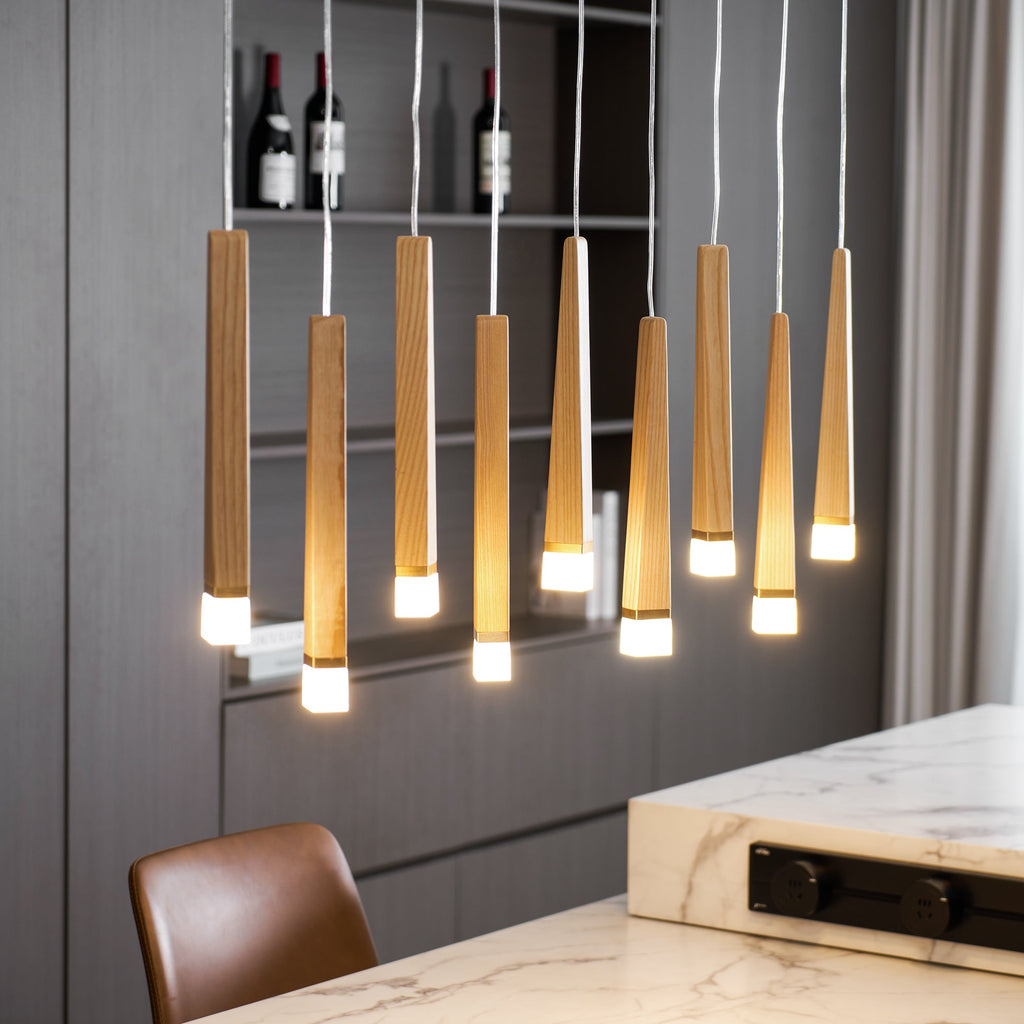 Firewood Stick Chandelier
