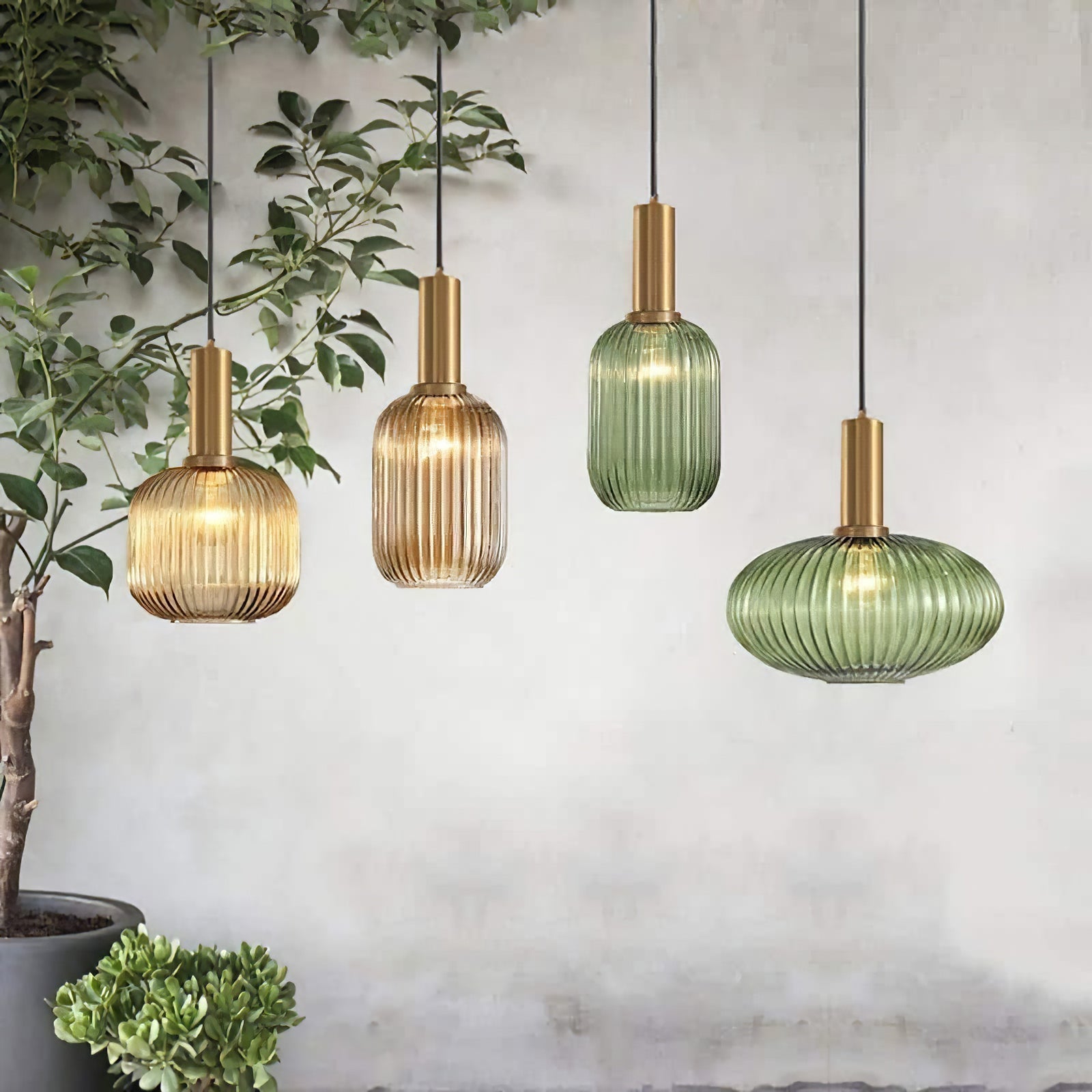 Lampă suspendată Flair Glass