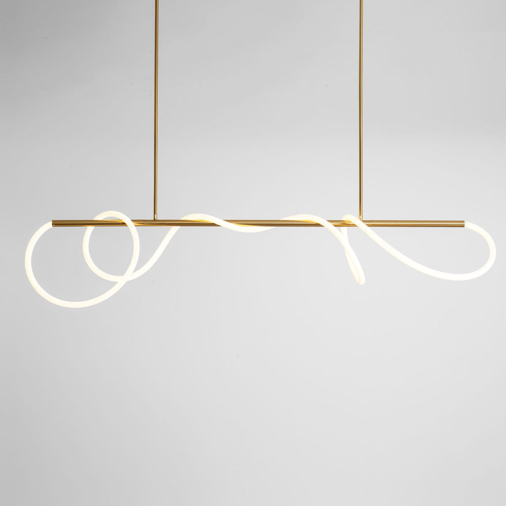 Flexible Linear Curve Chandelier
