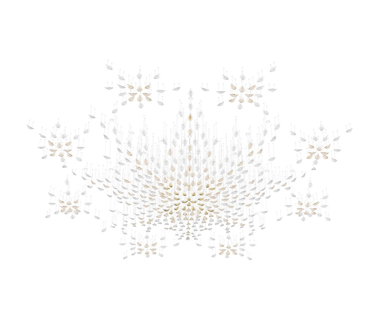 Floating Leaves Chandelier - Vakkerlight