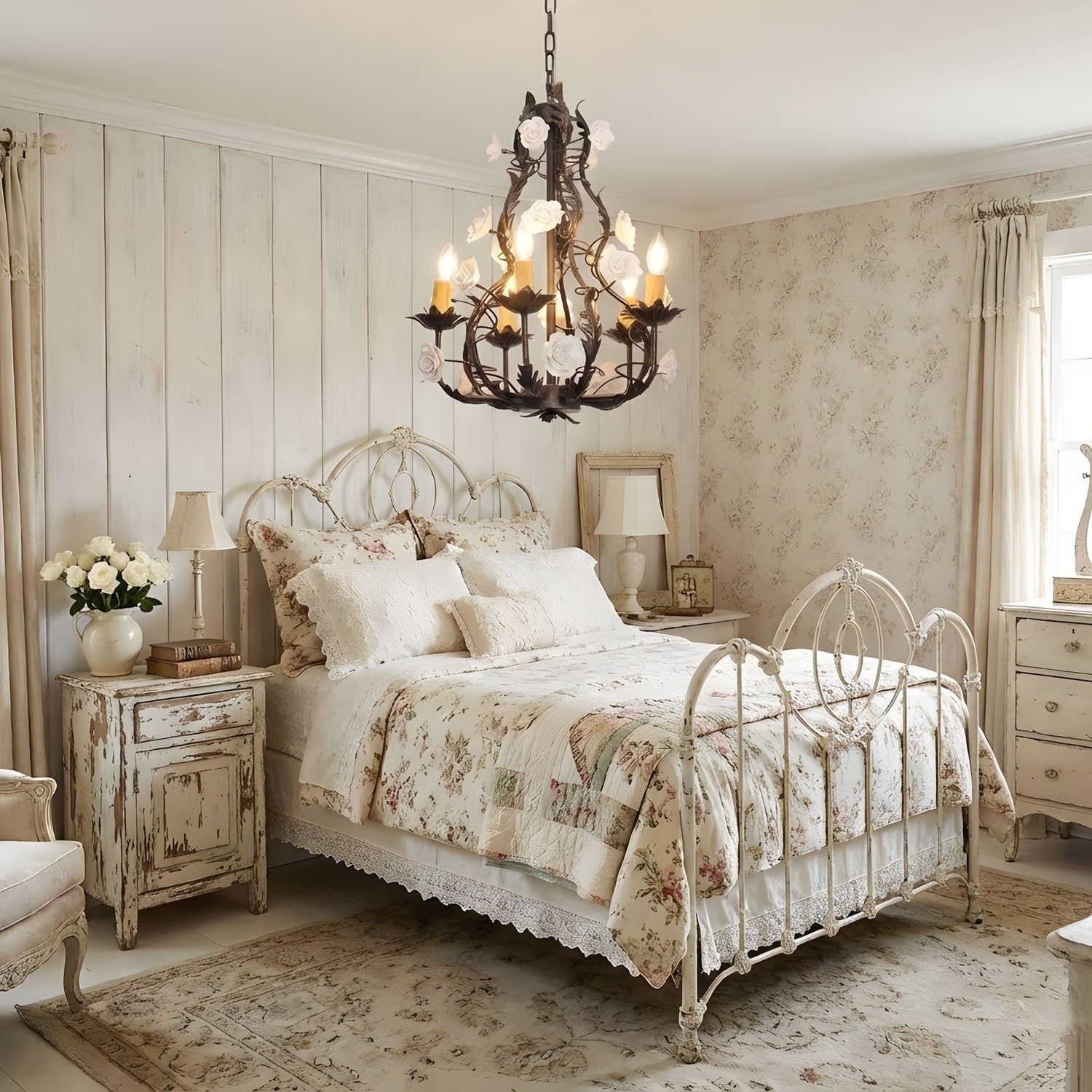 Florentine Rose Garden Chandelier