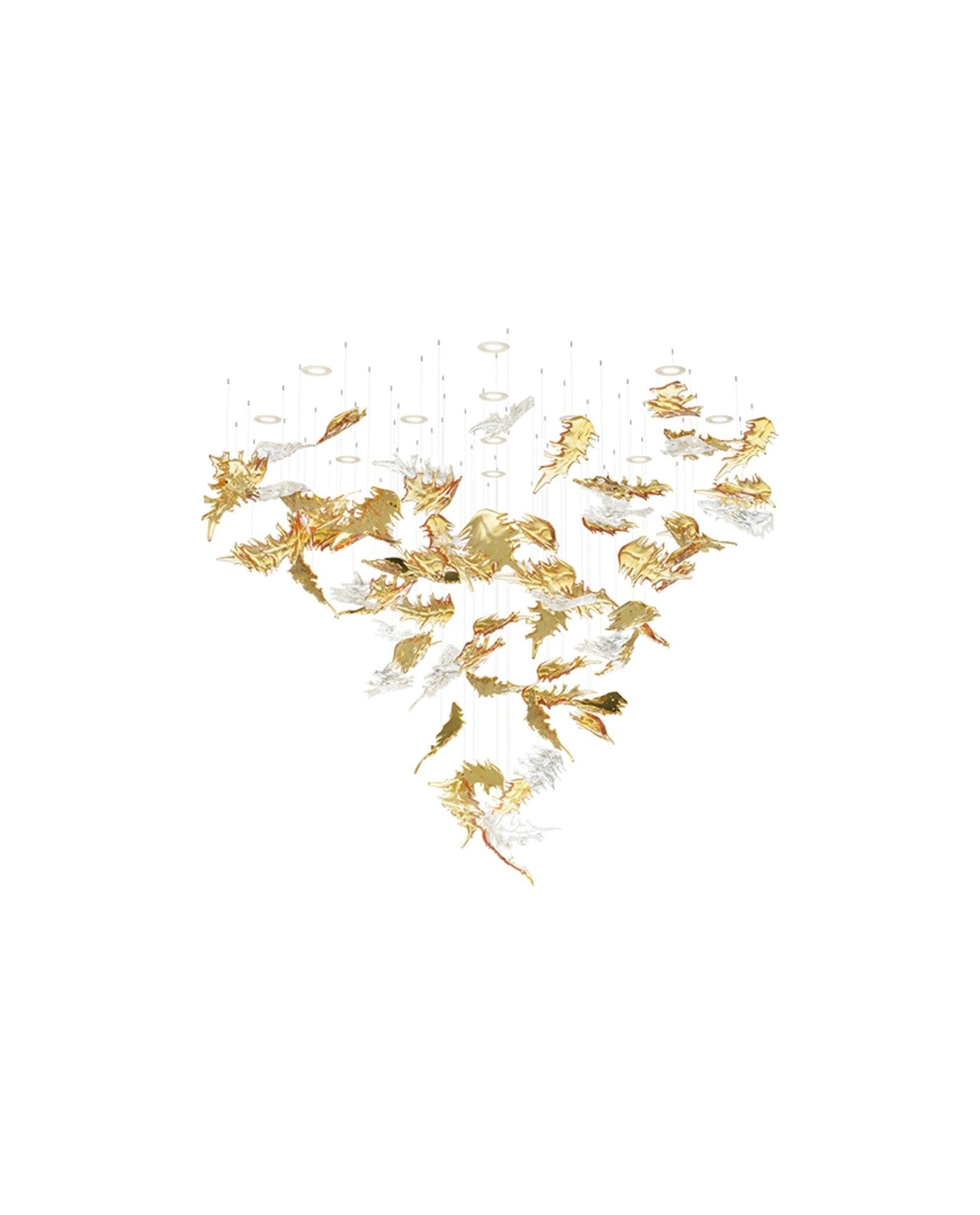 Flying Leaves Chandelier - Vakkerlight