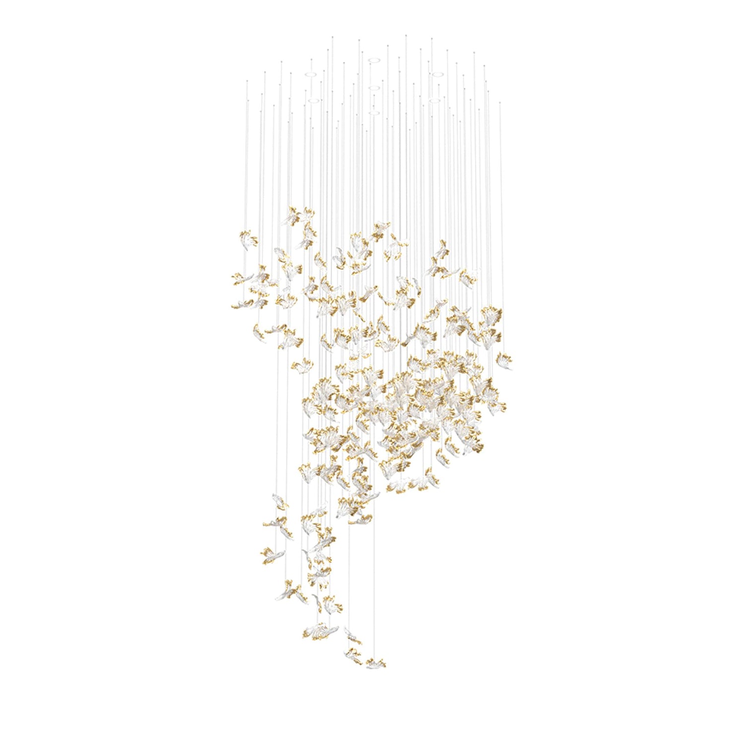 Frosted Petals Frozen Chandelier - Vakkerlight