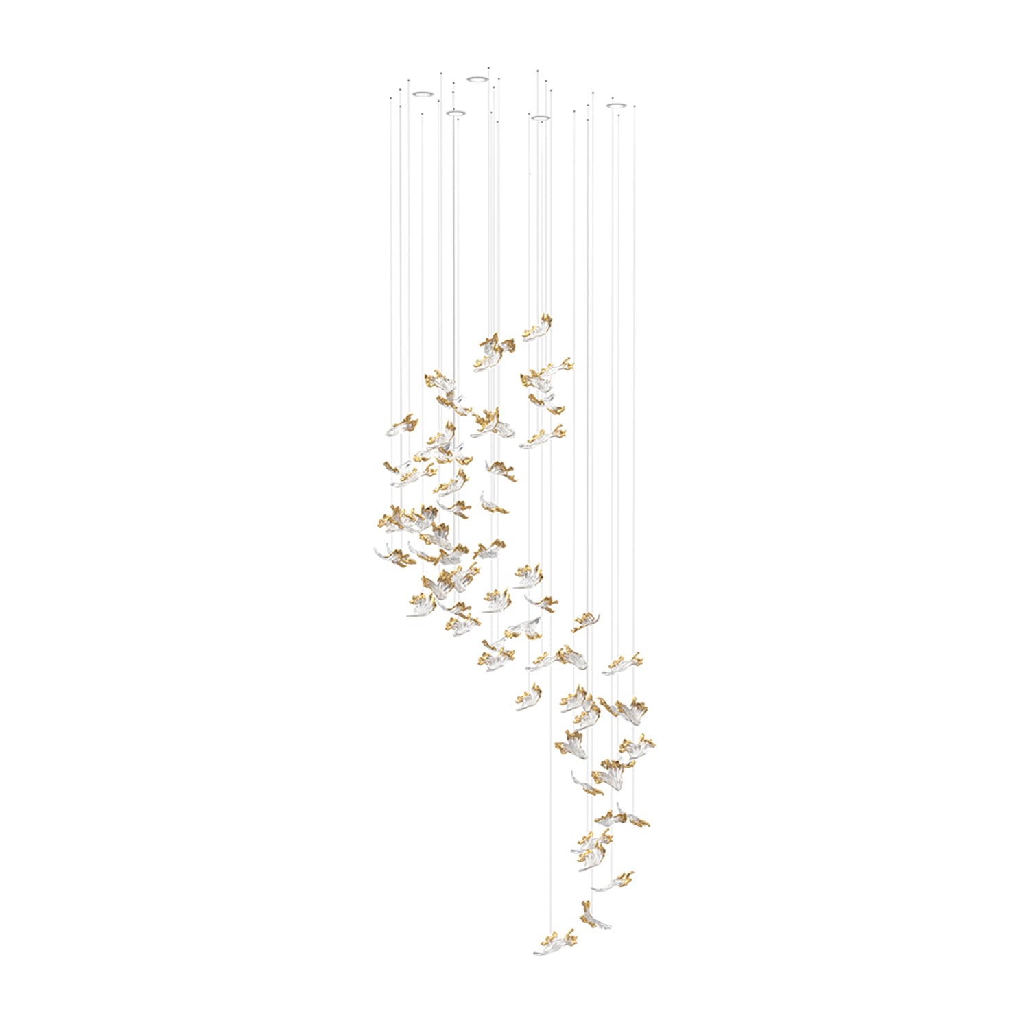 Frosted Petals Frozen Chandelier - Vakkerlight