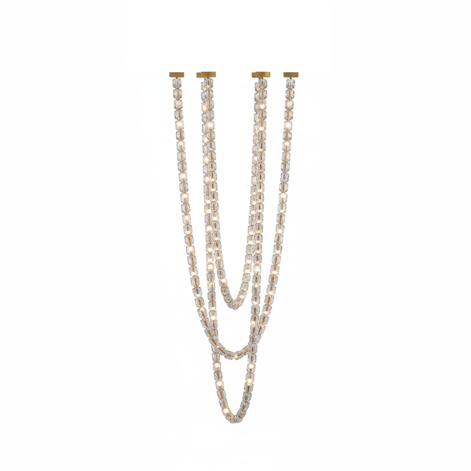 Gabriel Gold Chandelier - Vakkerlight